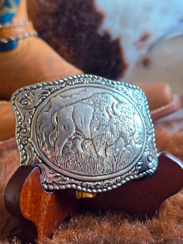 Bison Buffalo Belt Buckle