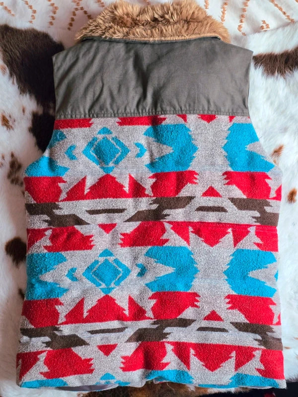 Bohemian Aztec Body Warmer Gillet