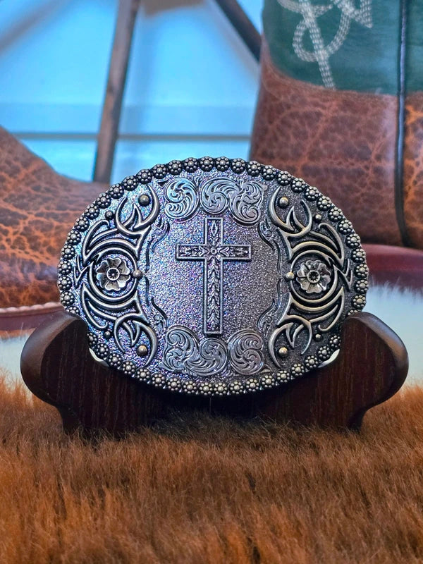 Cross Belt Buckle
