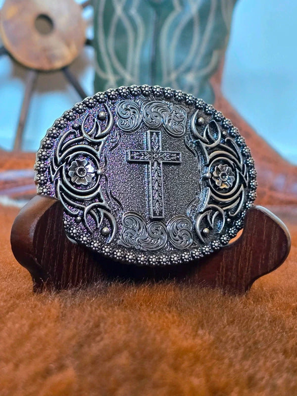 Cross Belt Buckle