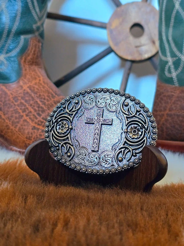 Cross Belt Buckle