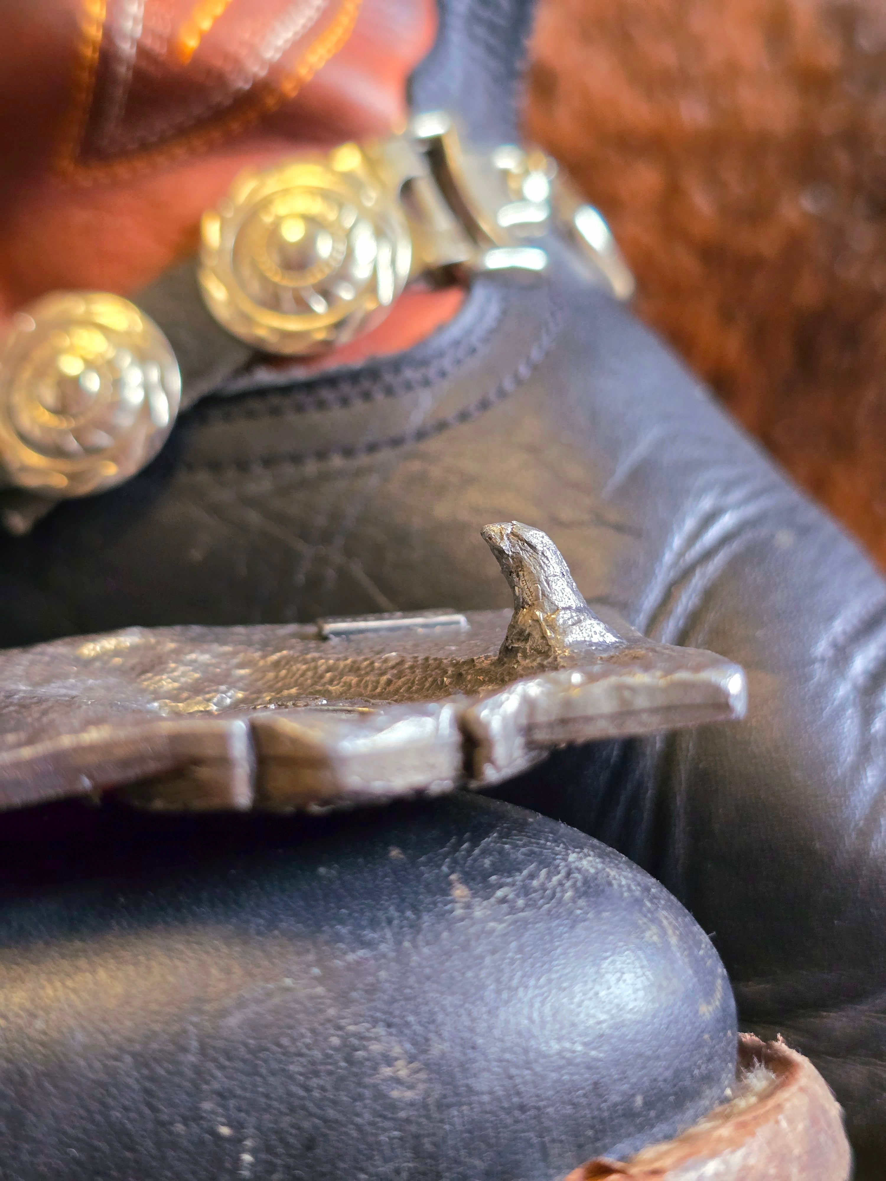 American Eagle Vintage Pewter Belt Buckle