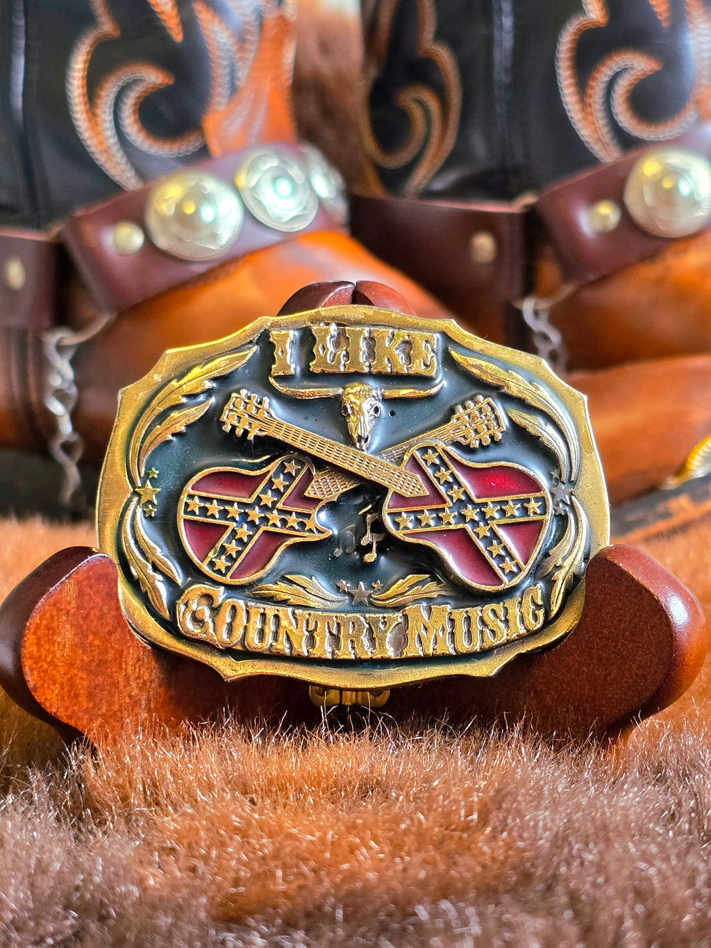 Country Music Belt Buckle