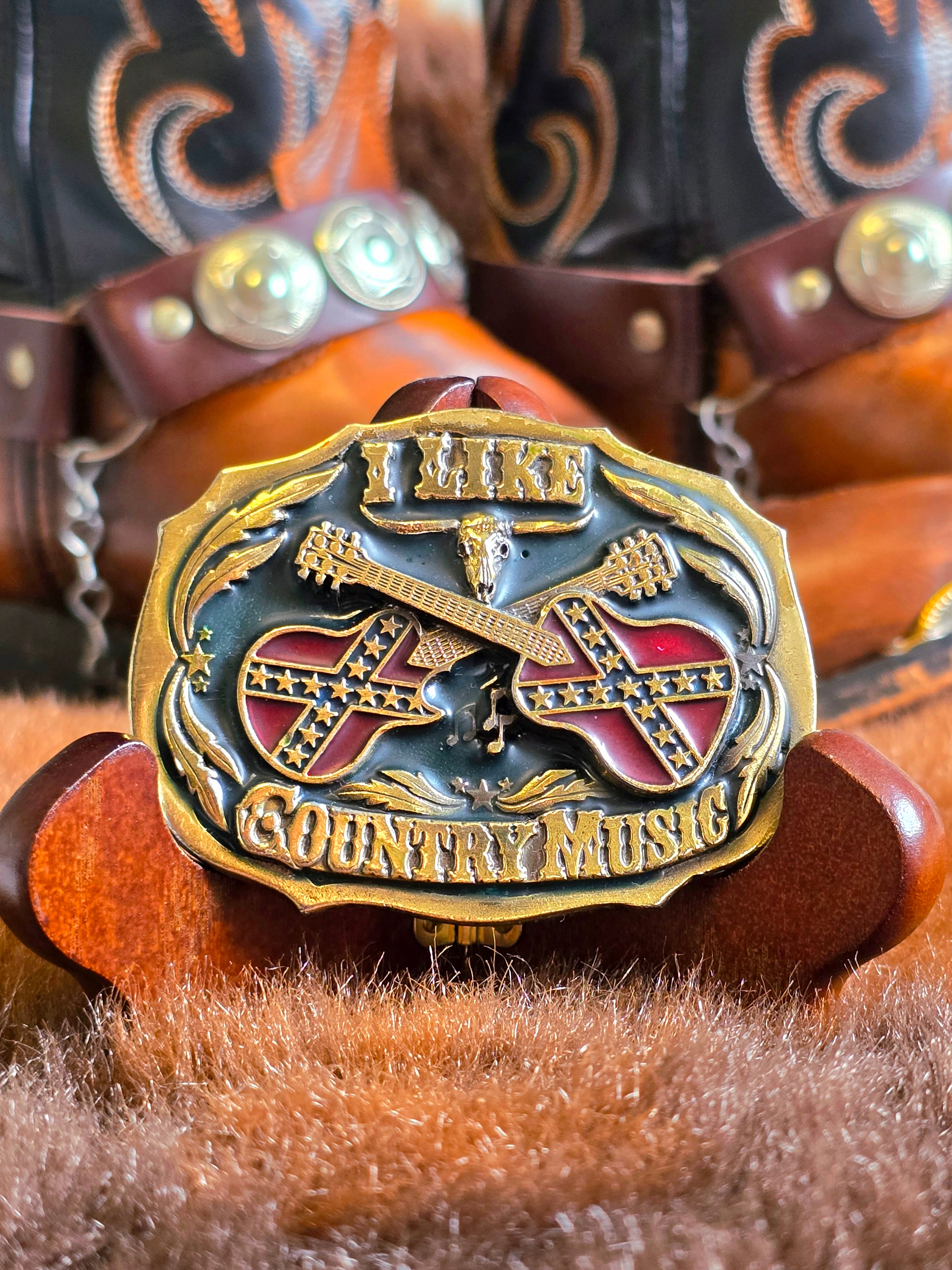 Country Music Belt Buckle