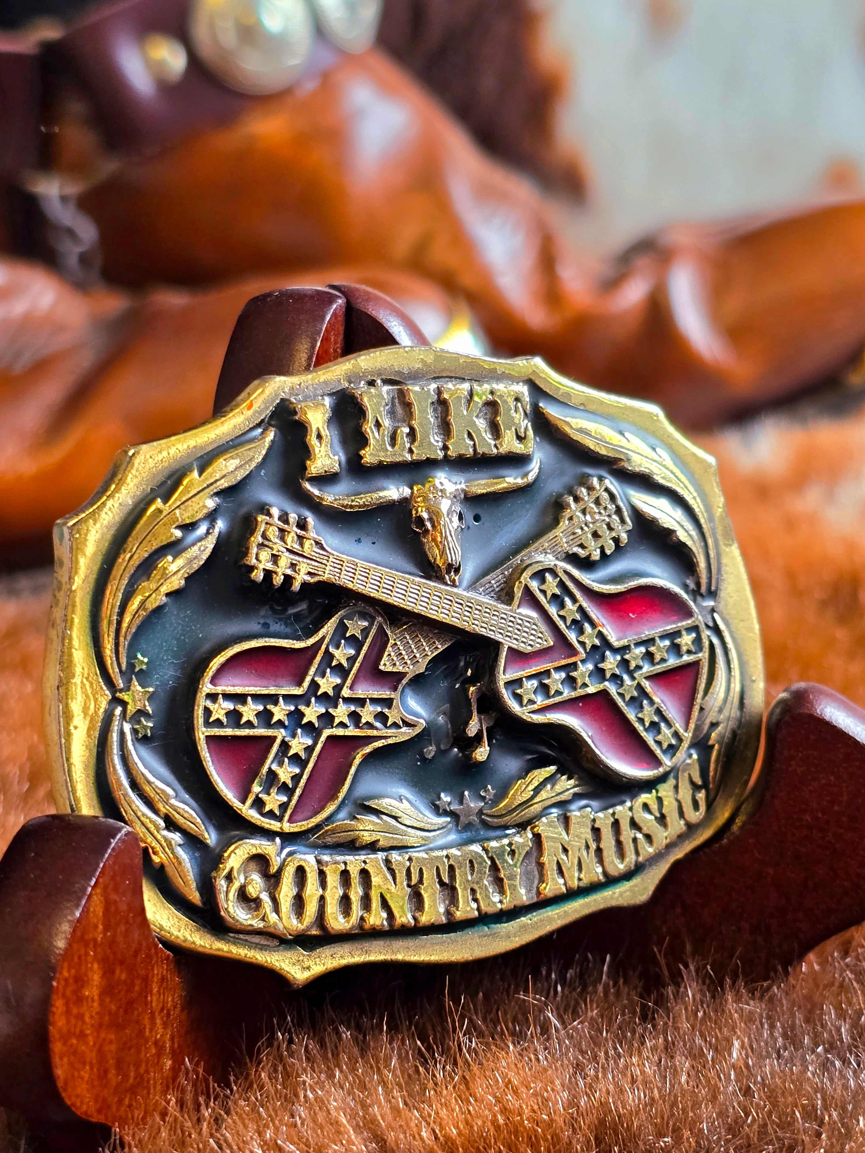 Country Music Belt Buckle