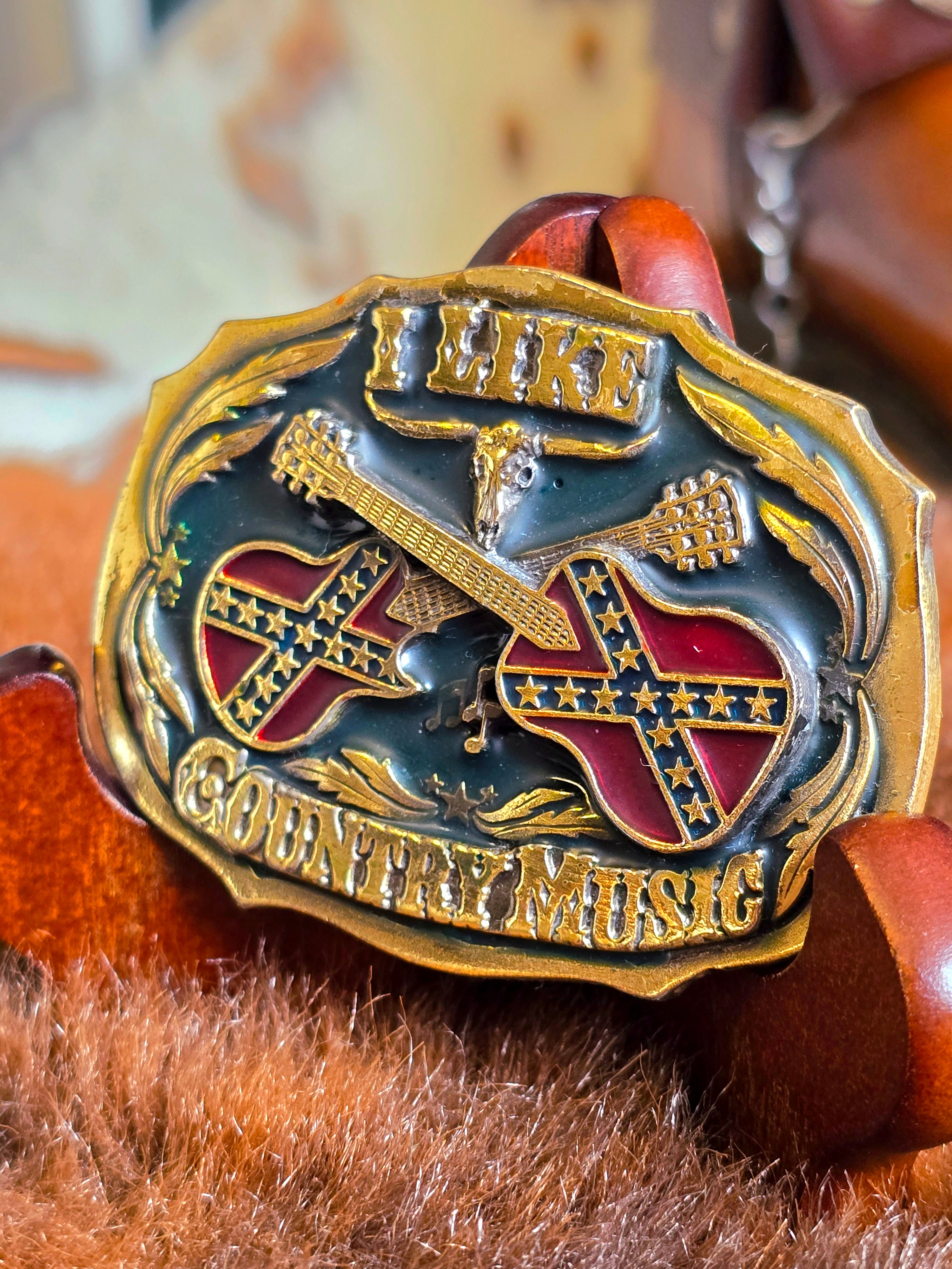 Country Music Belt Buckle