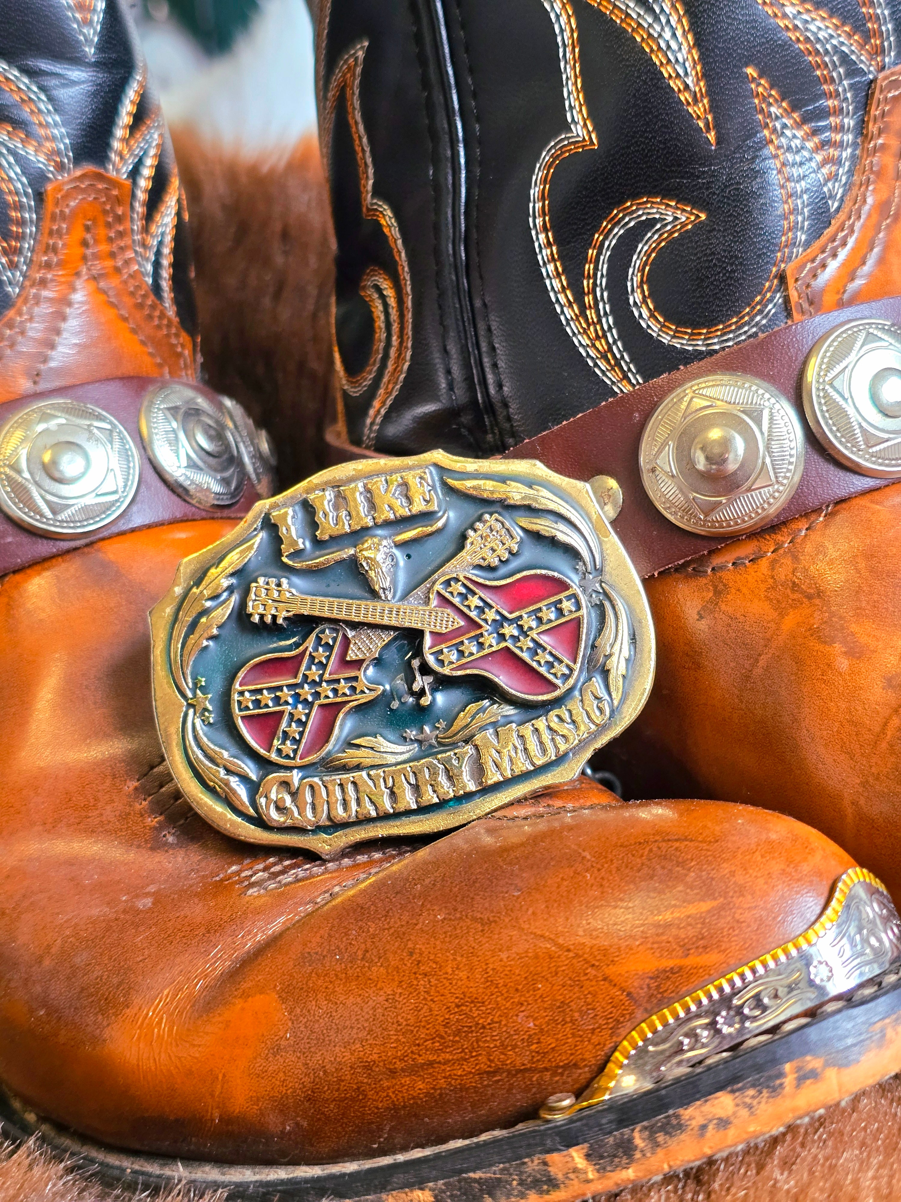 Country Music Belt Buckle