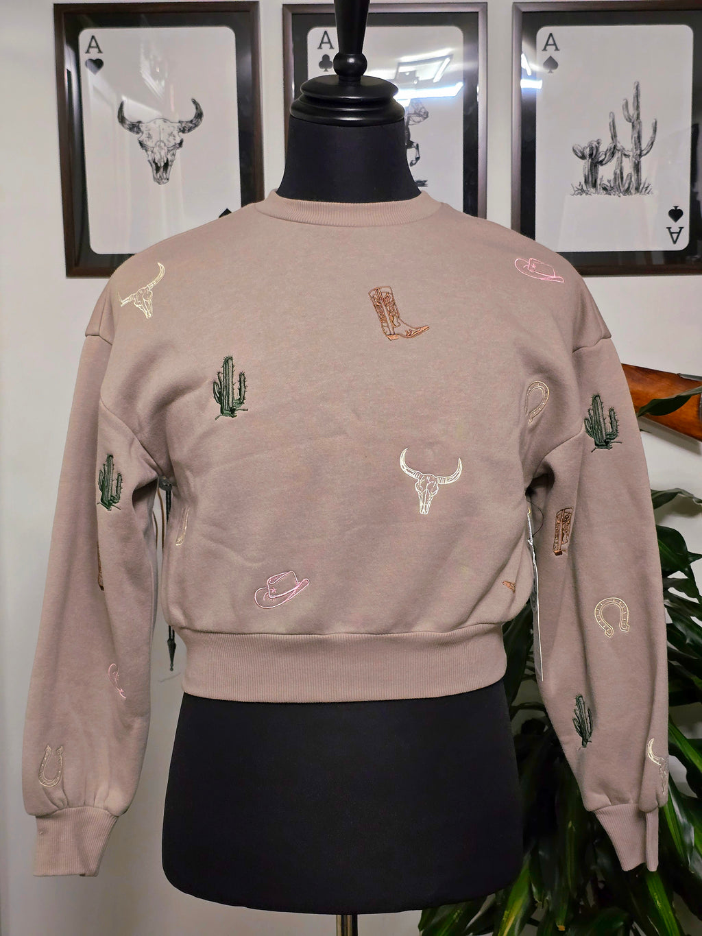 Cowgirl Cropped Sweater