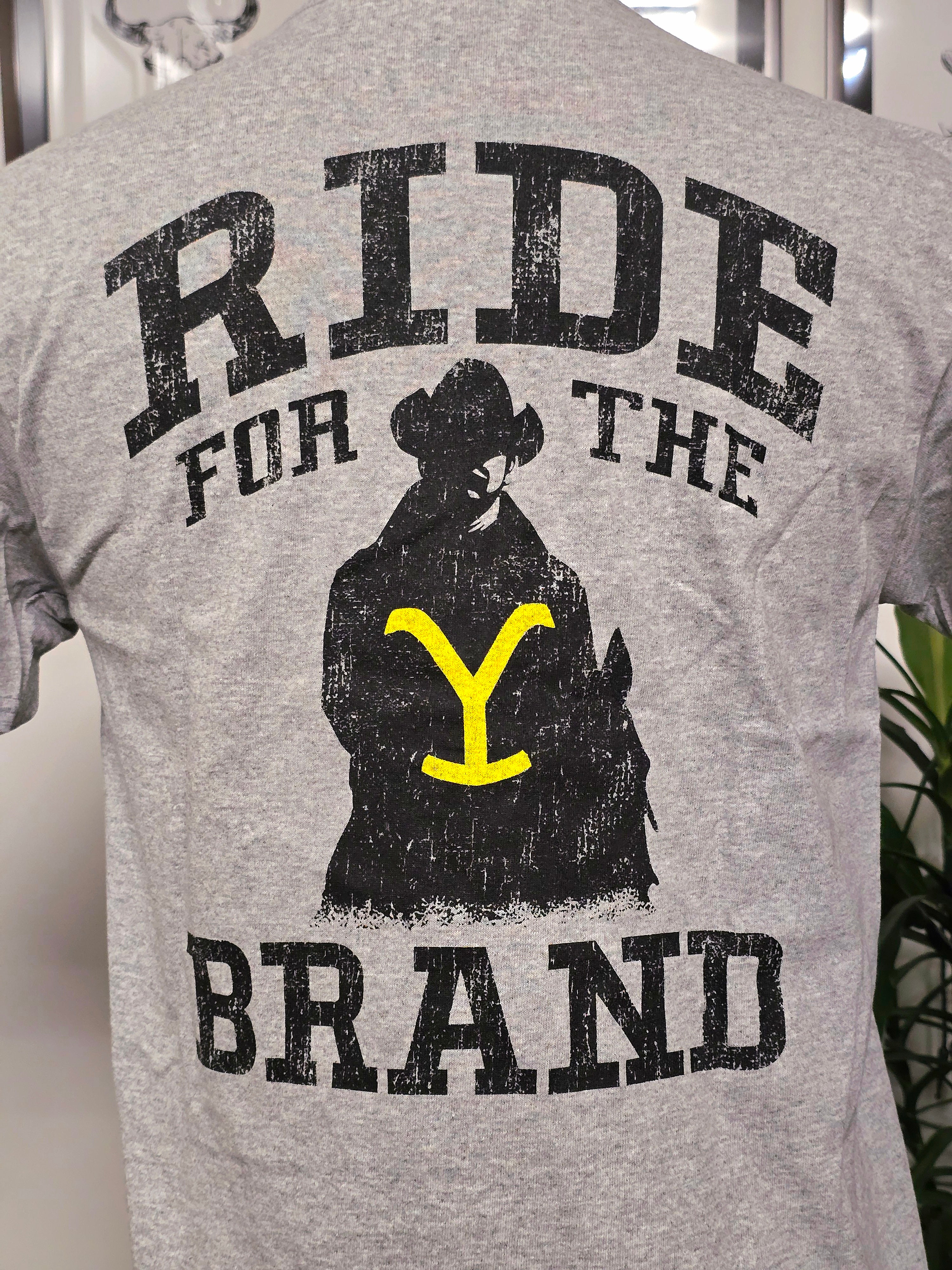Ride For The Brand Yellowstone Grey T-Shirt