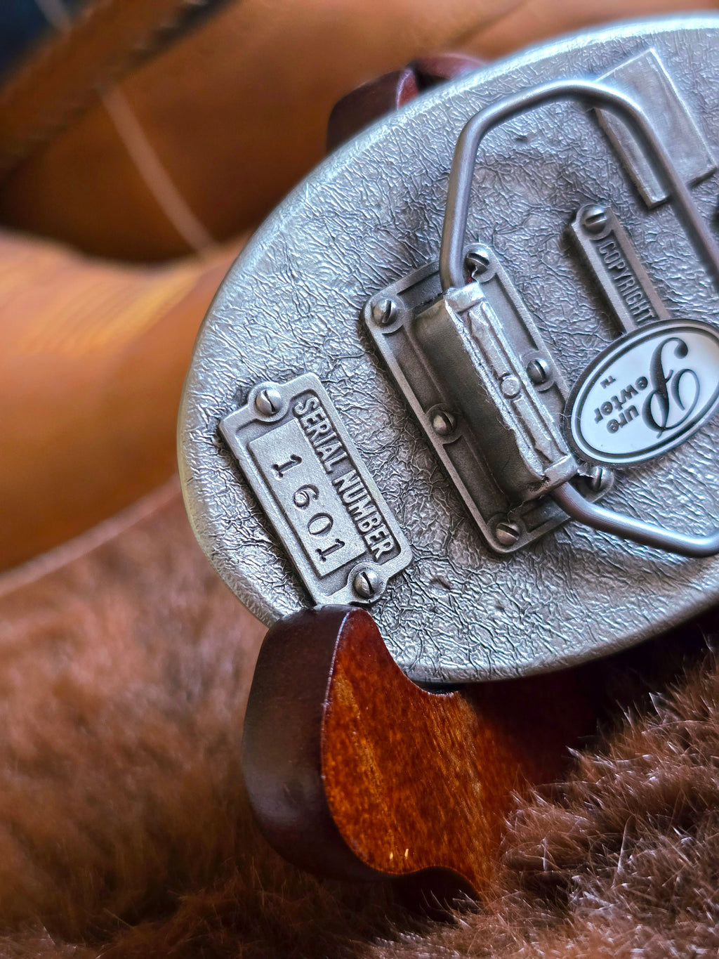 Texas 1984 Pure Pewter Belt Buckle