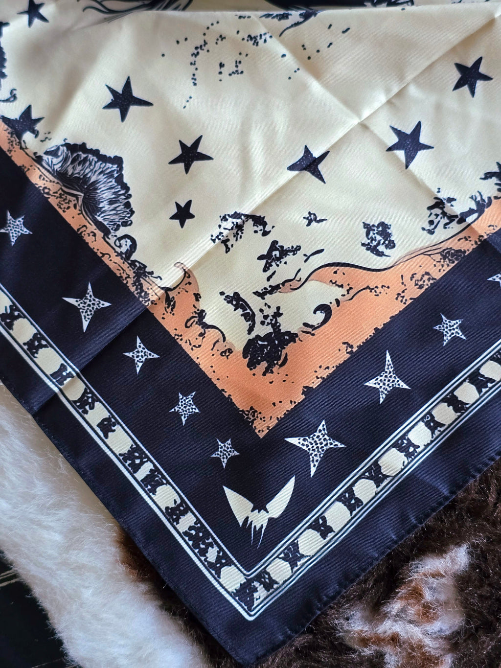 Western Cowboy Bandana Busting Bronco