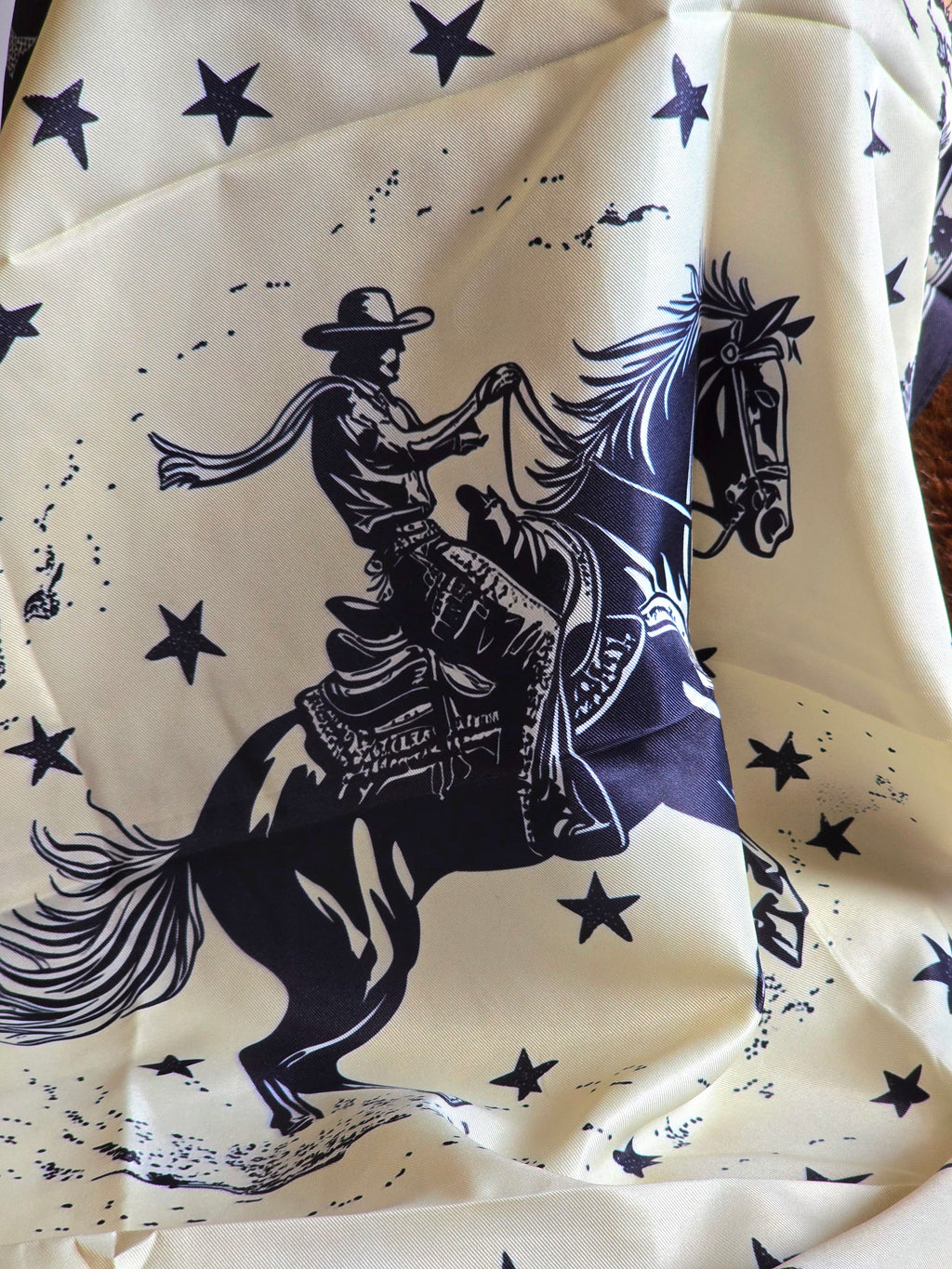 Western Cowboy Bandana Busting Bronco