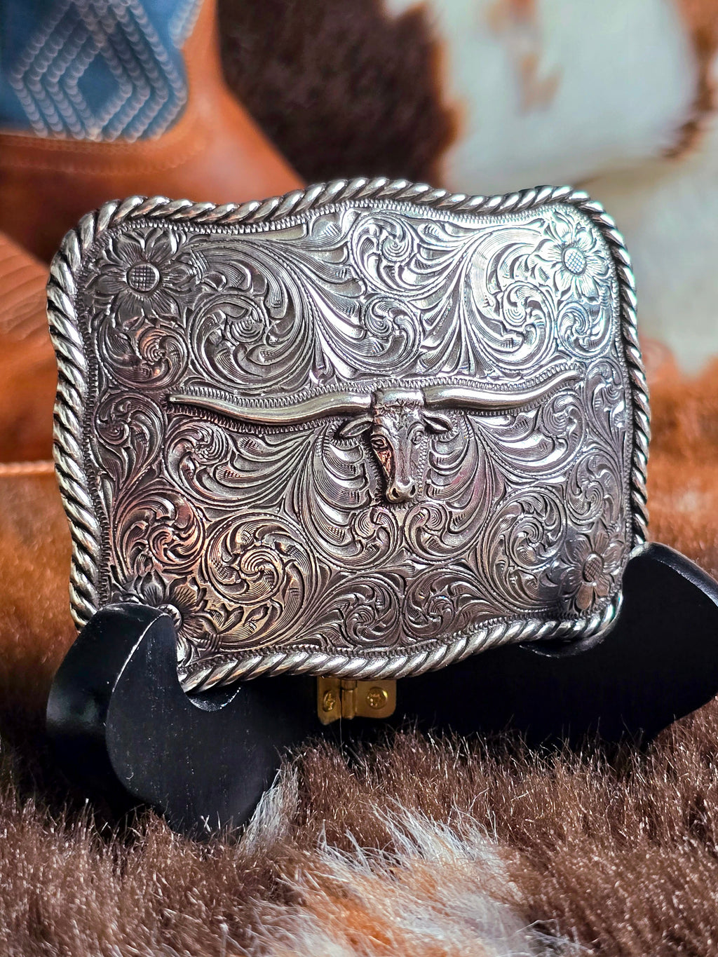 Cody James Longhorn Buckle