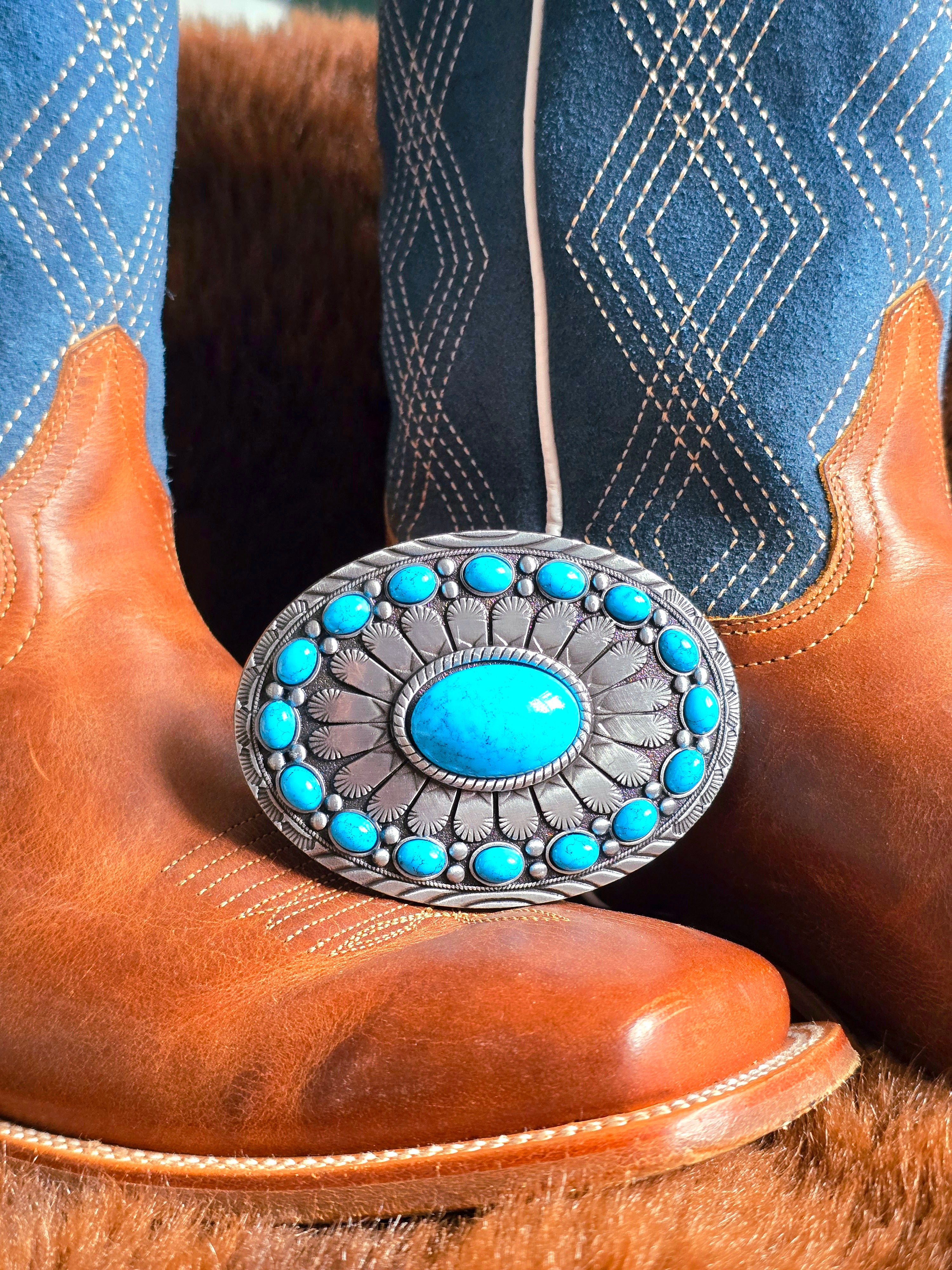 Turquoise Belt Buckle