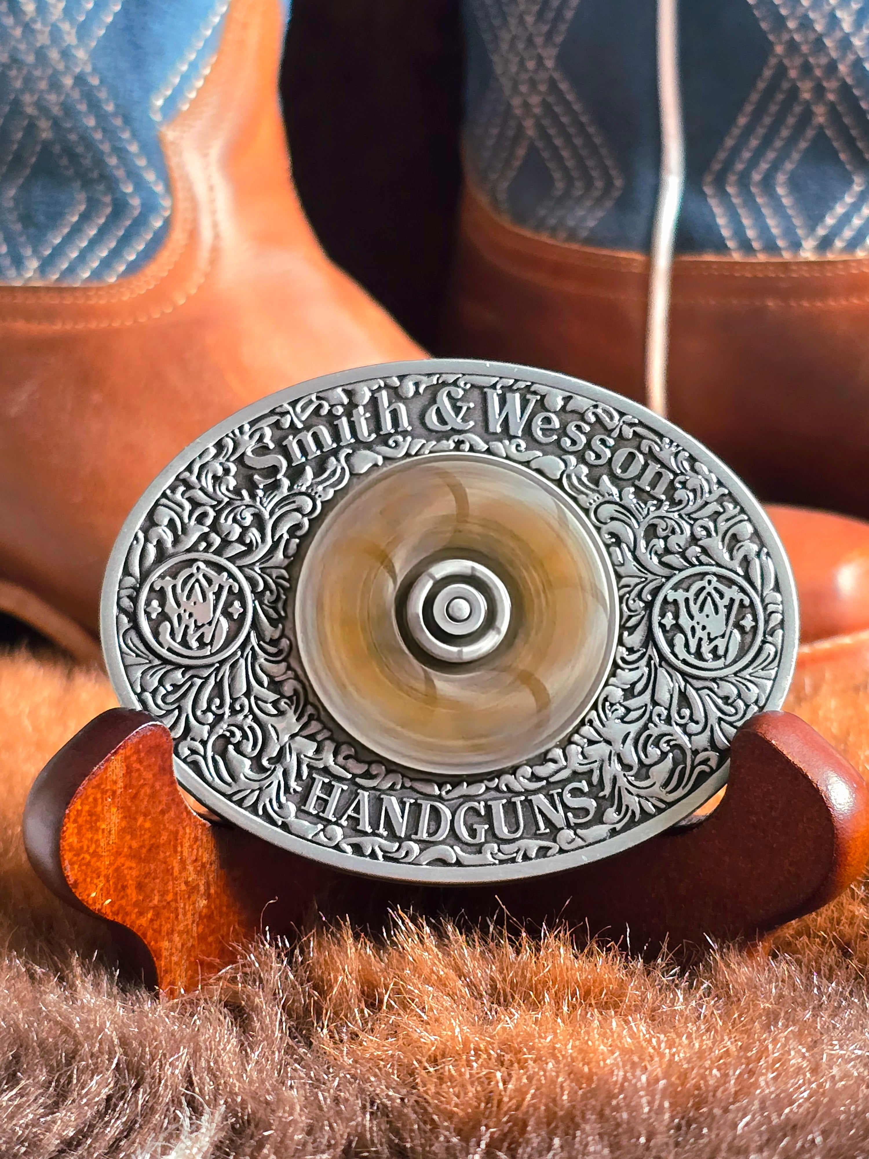 Smith & Wesson Spinning Belt Buckle