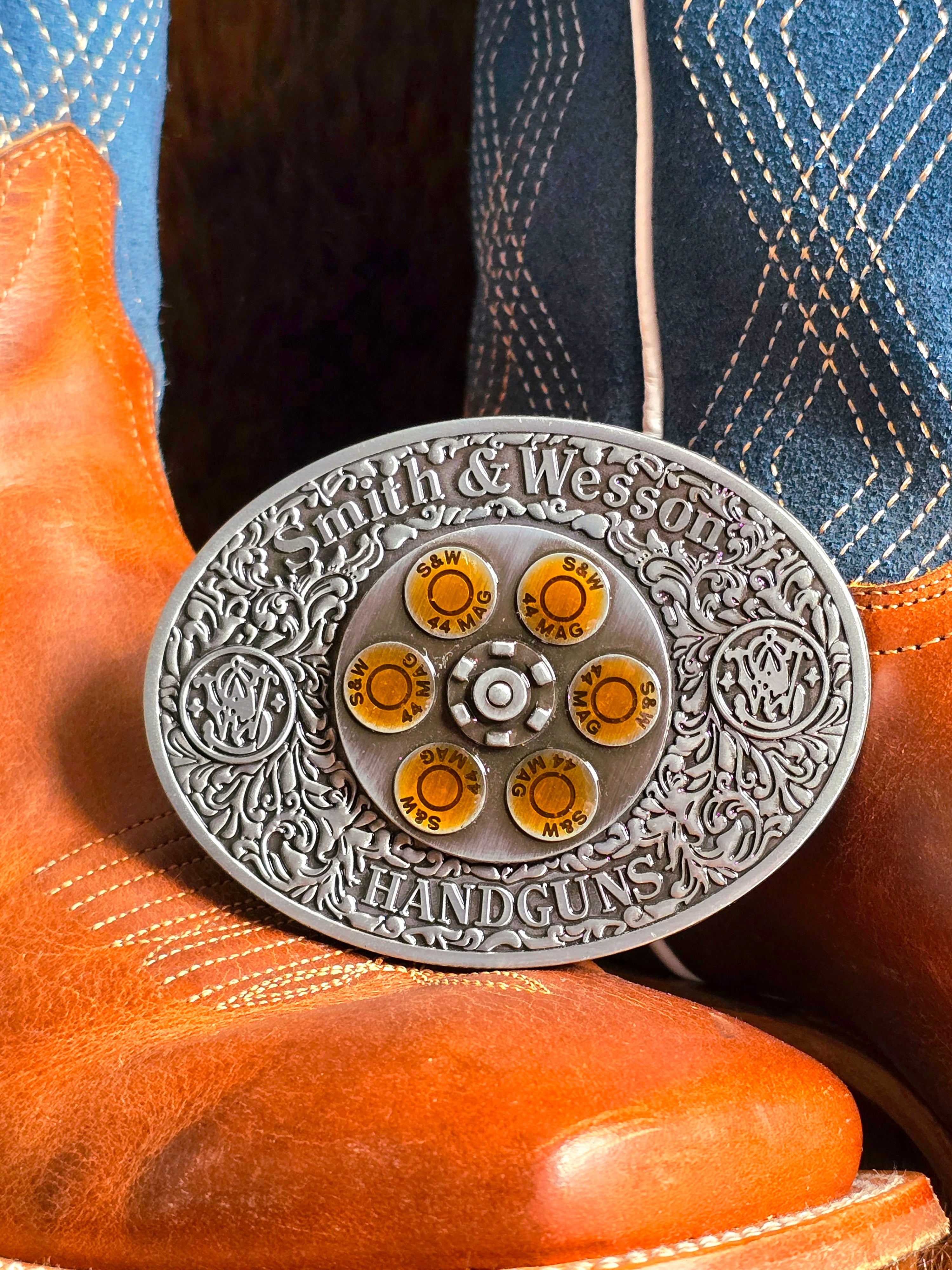 Smith & Wesson Spinning Belt Buckle