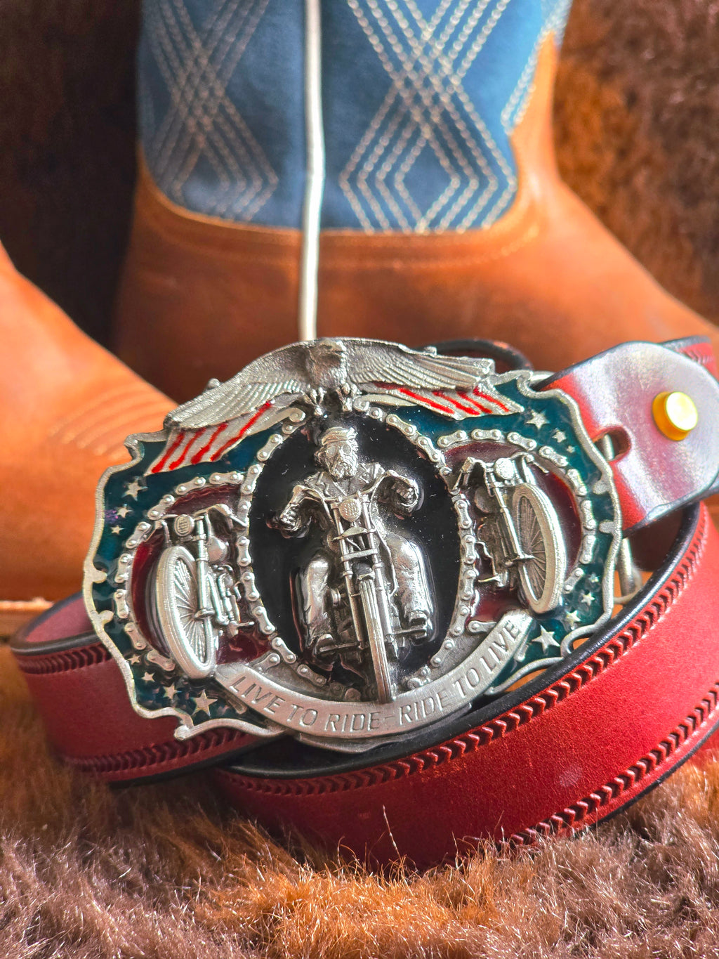 Harley Davidson Buckle & Belt