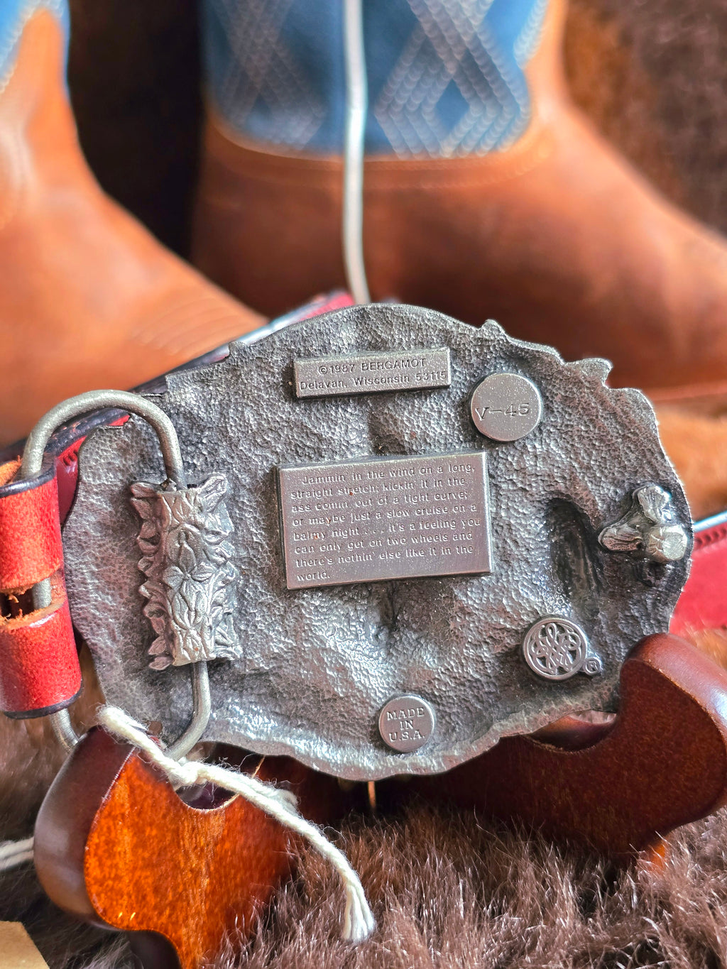 Harley Davidson Buckle & Belt