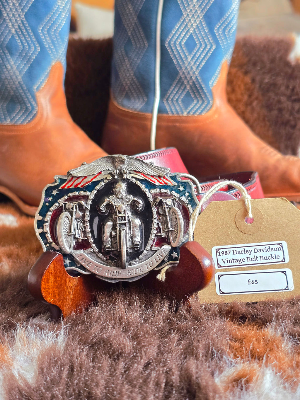 Harley Davidson Buckle & Belt