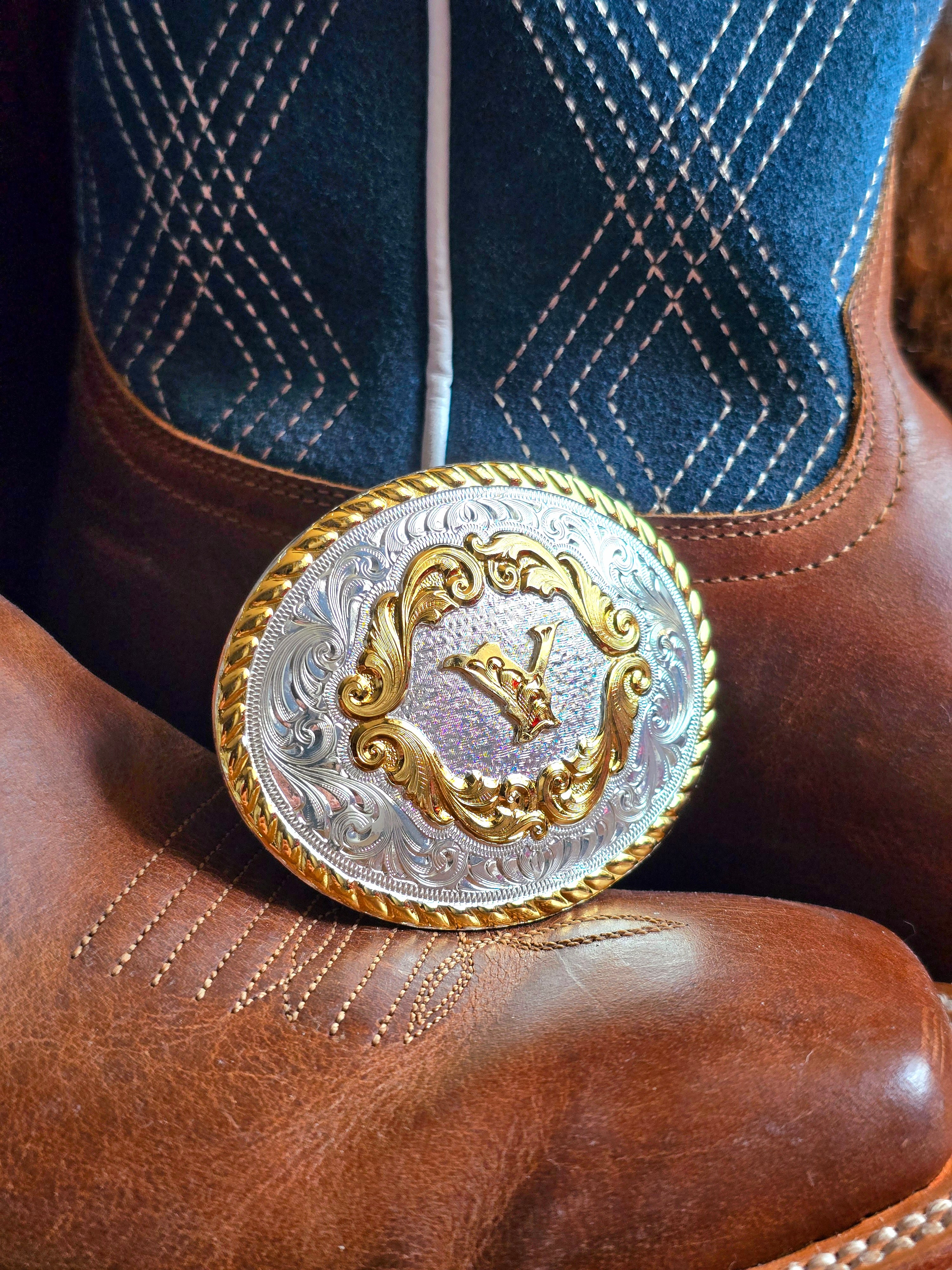 Montana Silversmiths Initial Y Belt Buckle