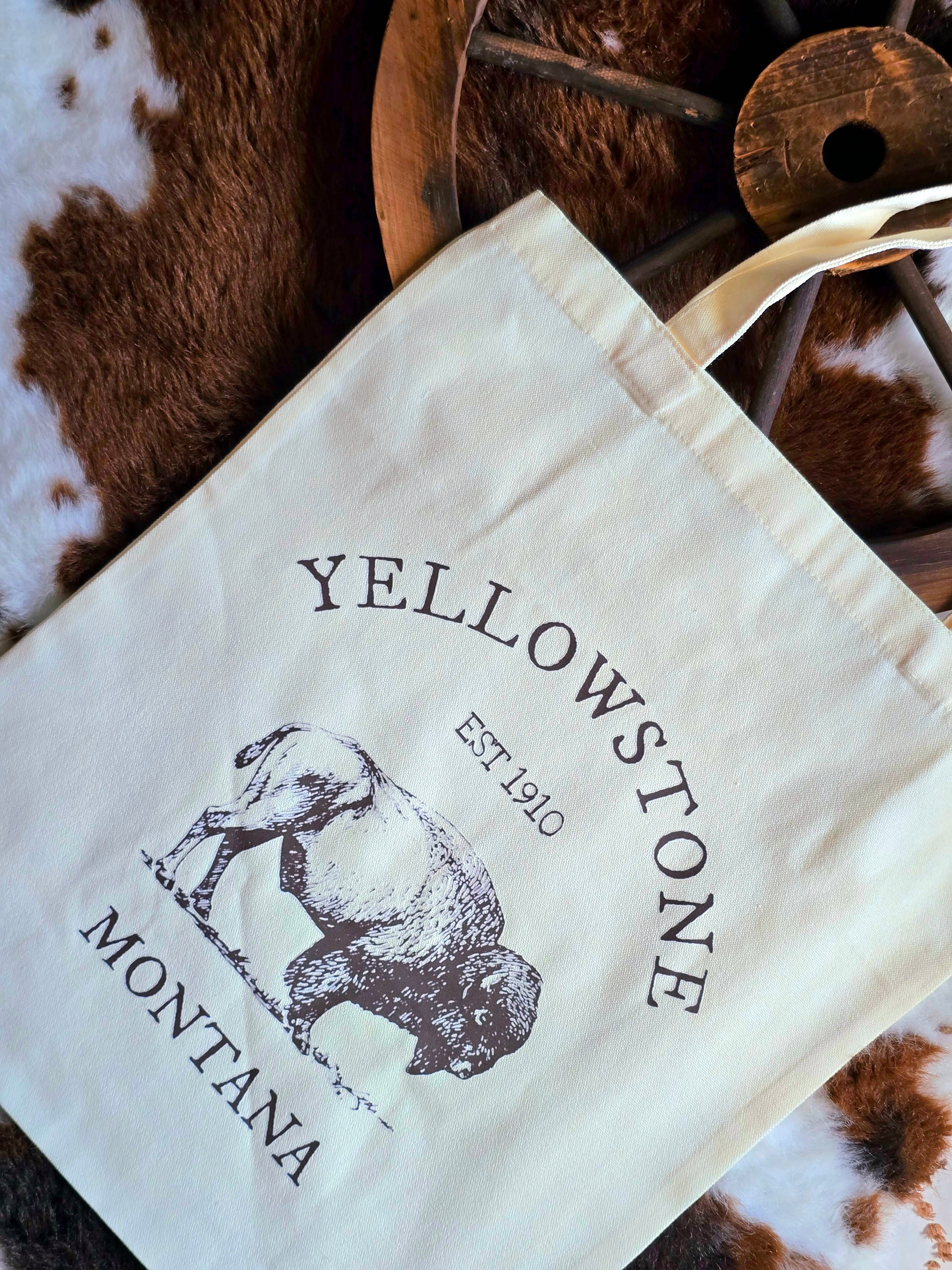 Yellowstone Buffalo Tote Bag