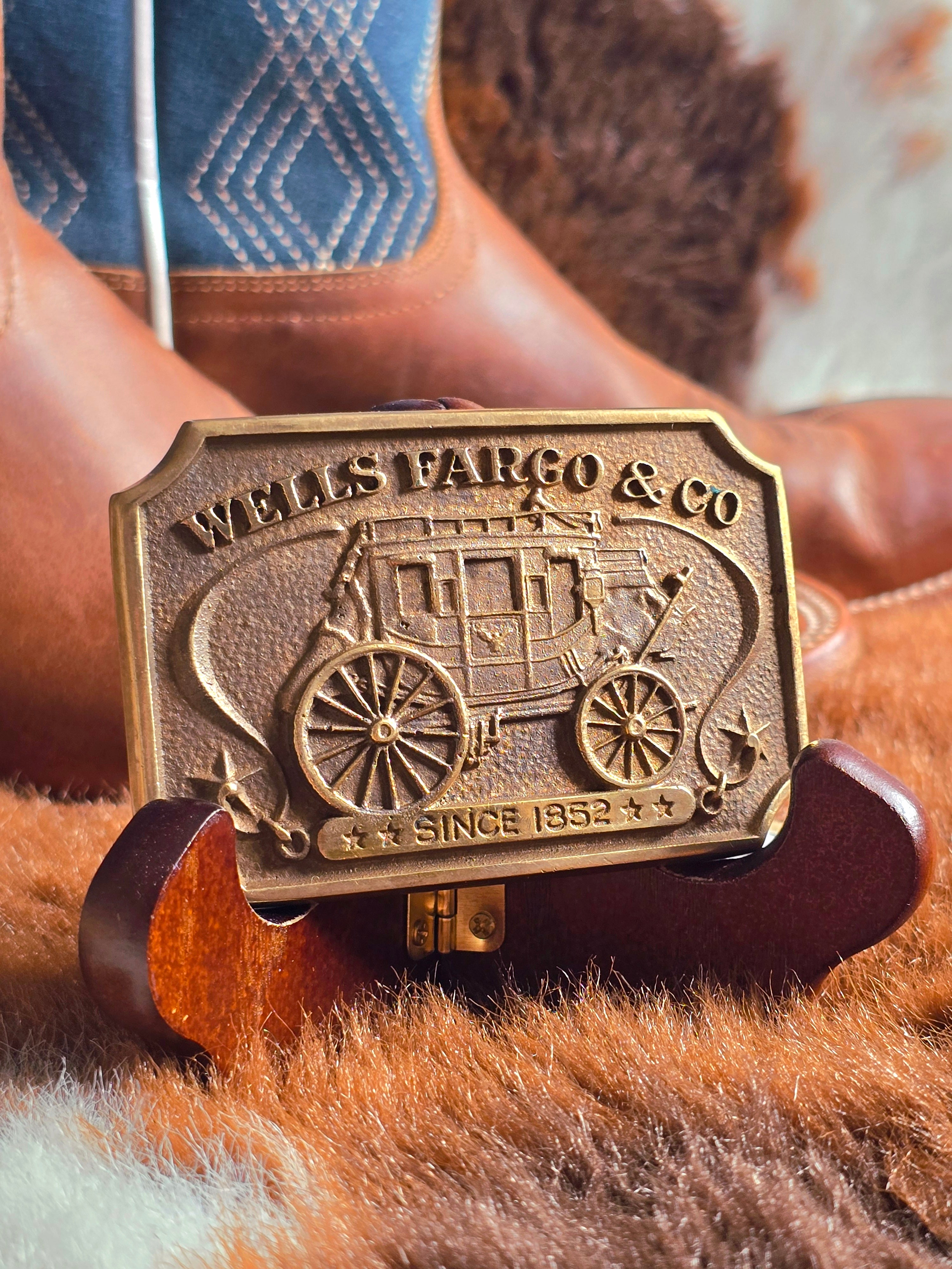 Wells Fargo Vintage Belt Buckle