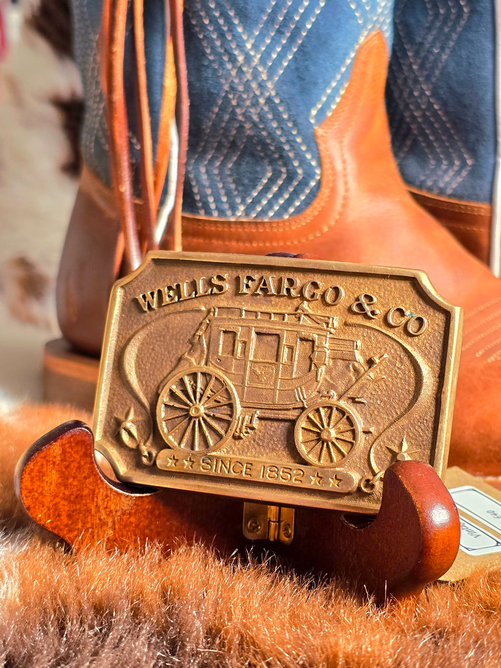 Wells Fargo Vintage Belt Buckle