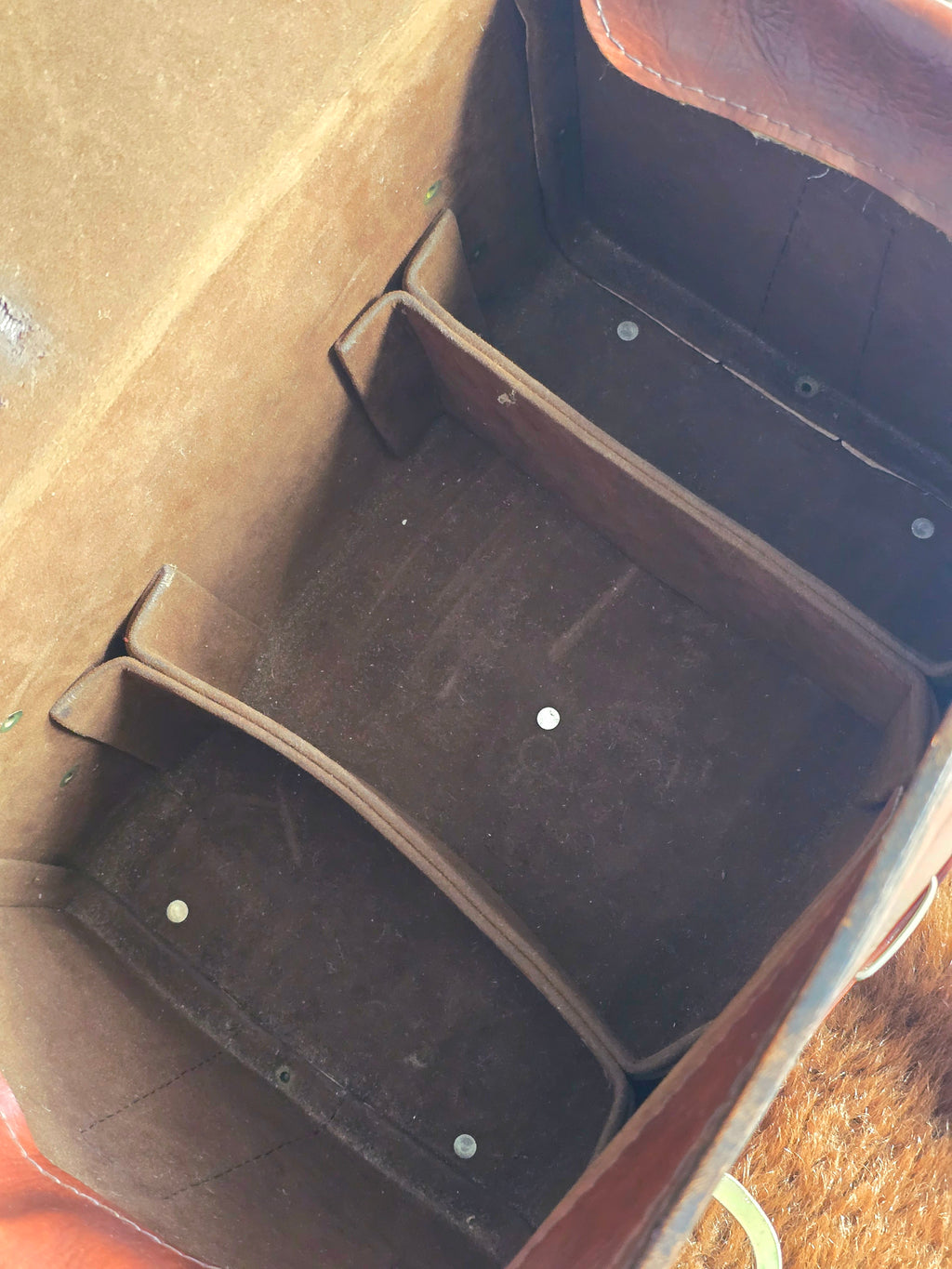 Cowhide Leather Vintage Satchel Bag