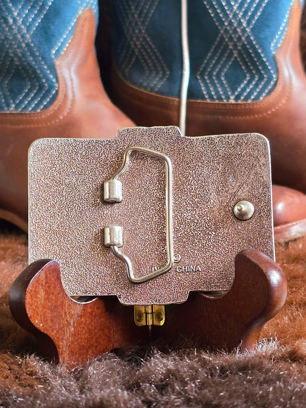 Turquoise Sonora Trophy Belt Buckle