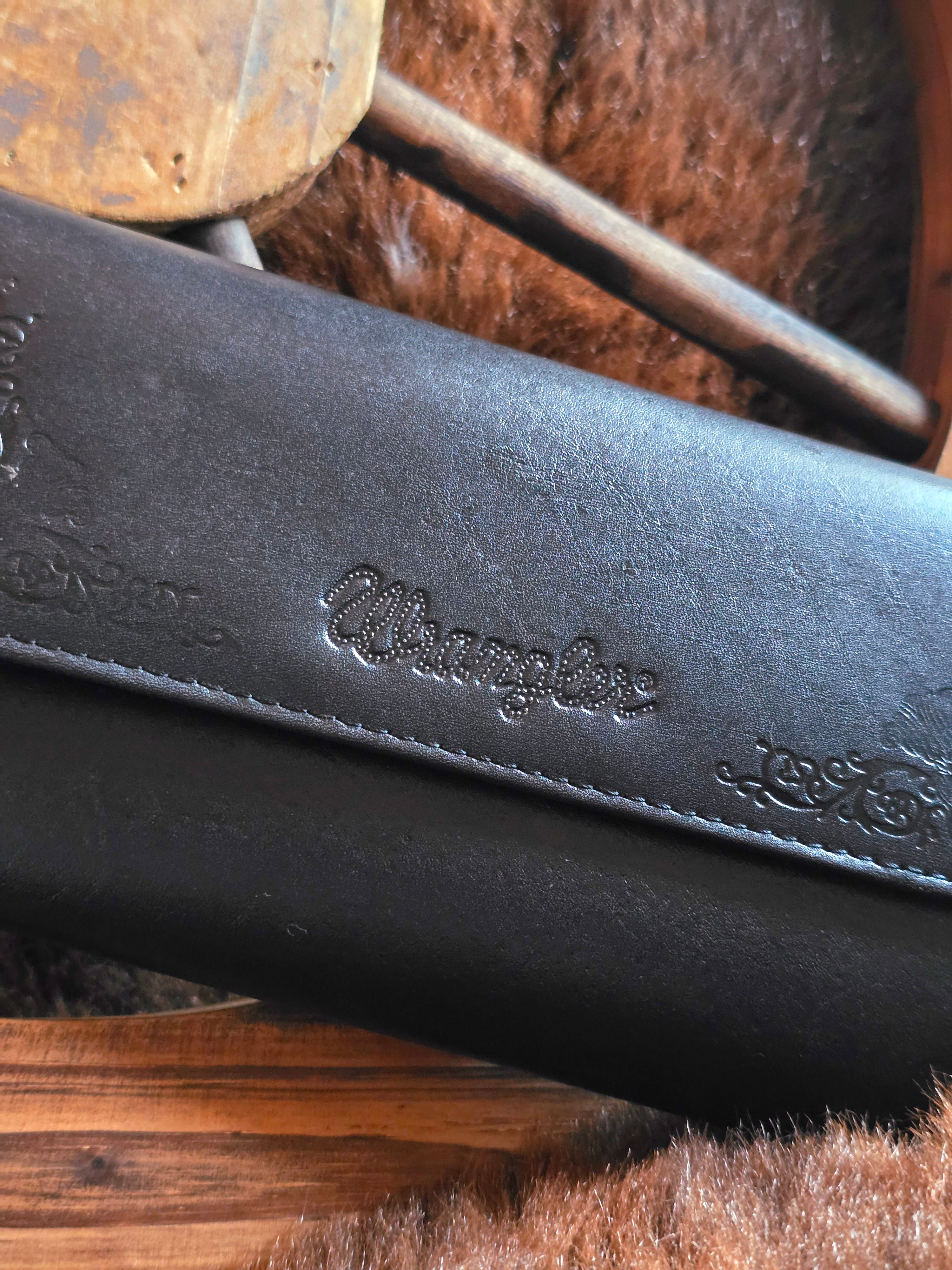 Wrangler Black Leather Purse/Wallet