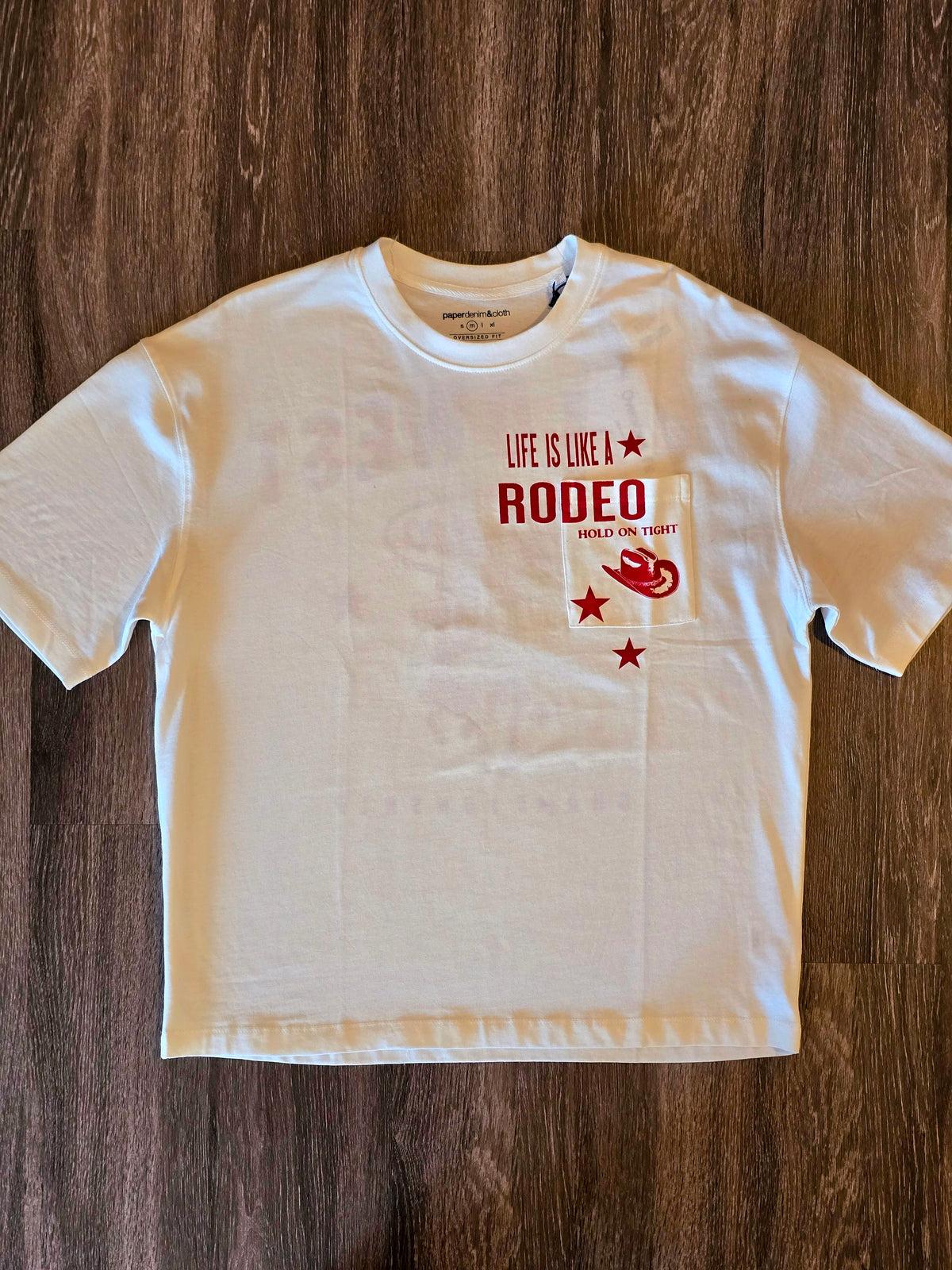 "Life Is Like A Rodeo" Ladies T-Shirt