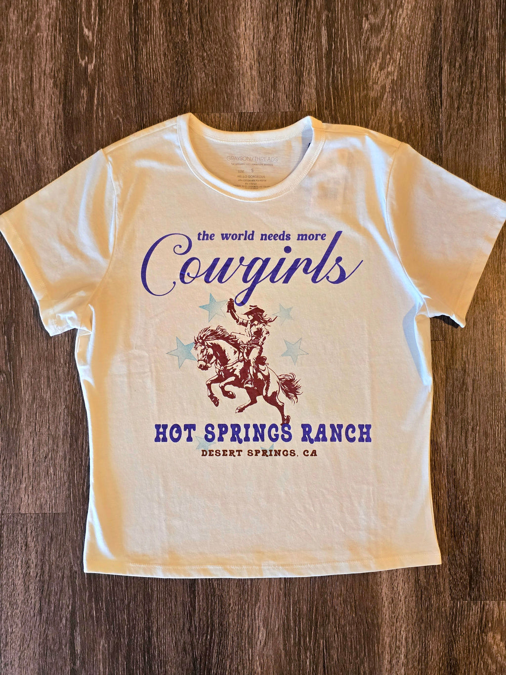 Hot Springs Ranch Ladies T-Shirt