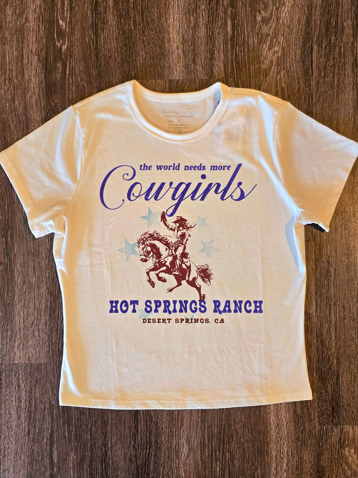Hot Springs Ranch Ladies T-Shirt