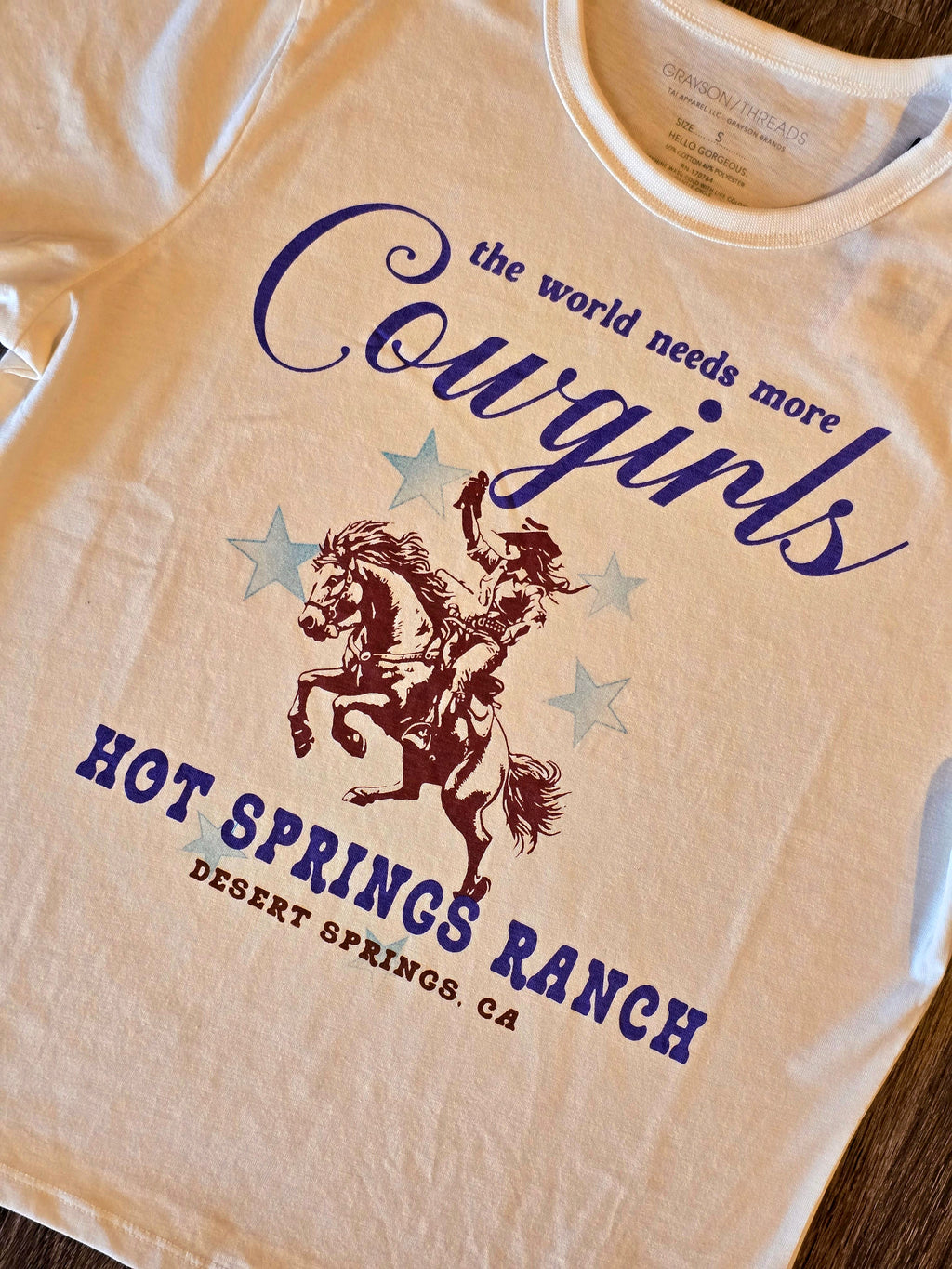 Hot Springs Ranch Ladies T-Shirt