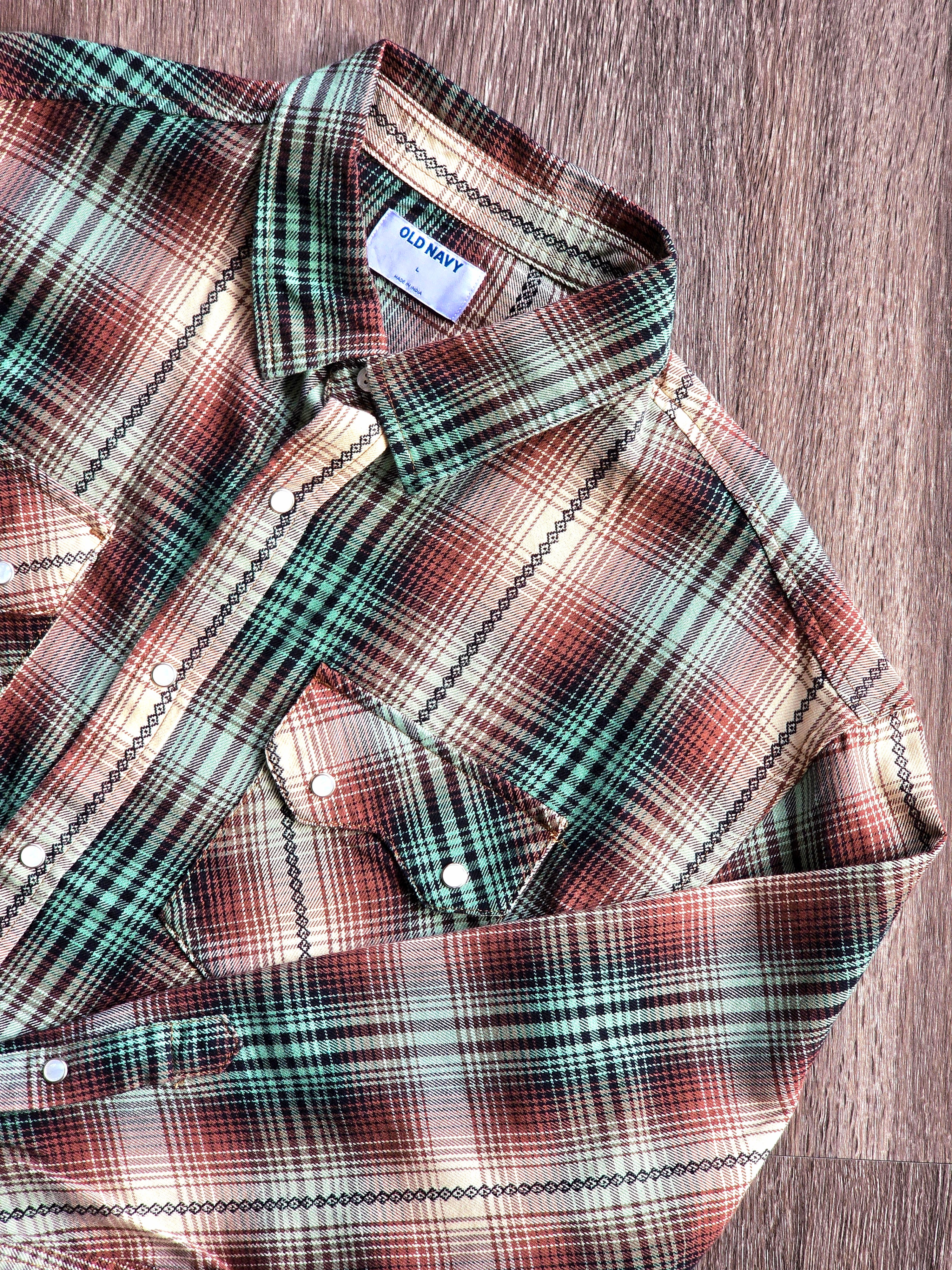 Plaid Western Shirt