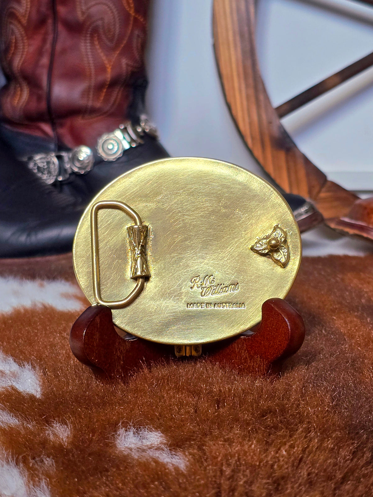 R.W Williams Vintage Mosaic Belt Buckle