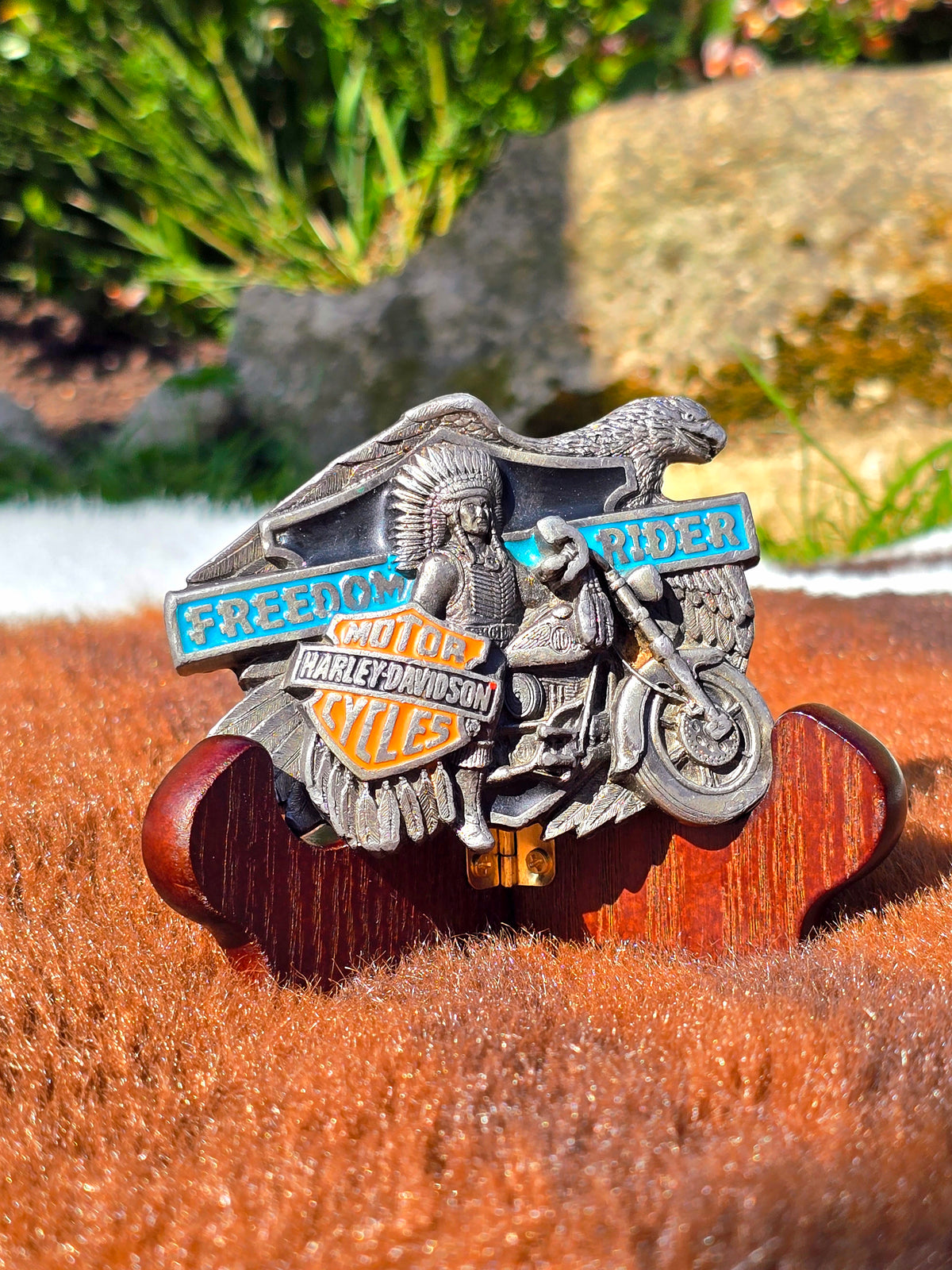 Harley Davidson 1993 Freedom Rider Belt Buckle