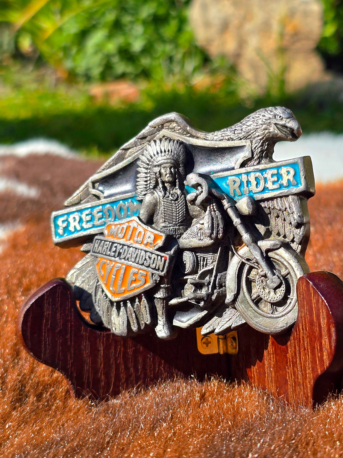 Harley Davidson 1993 Freedom Rider Belt Buckle