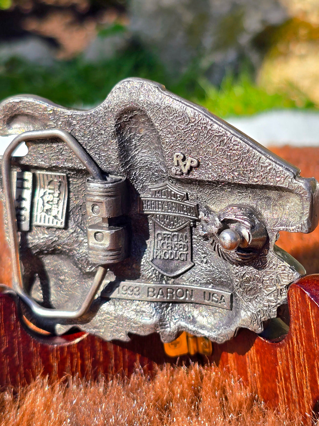 Harley Davidson 1993 Freedom Rider Belt Buckle