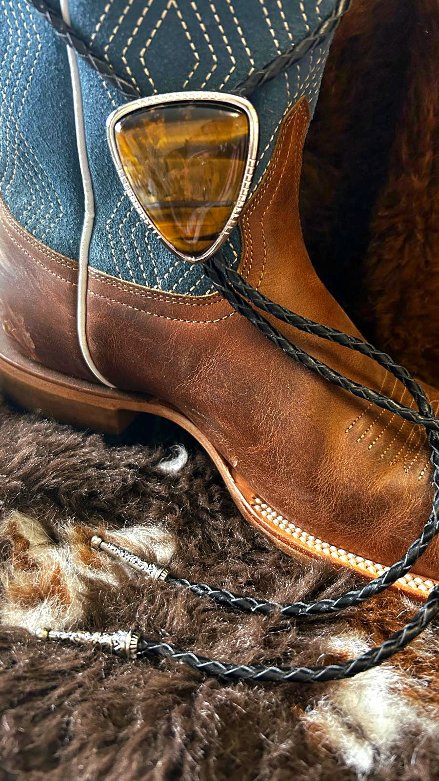 Tigers Eye Bolo Tie
