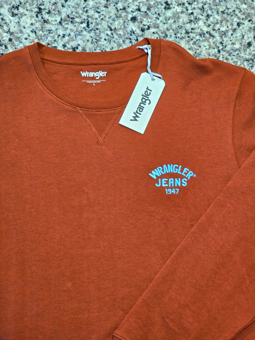 Wrangler Men's Logo Crew Sweatshirt