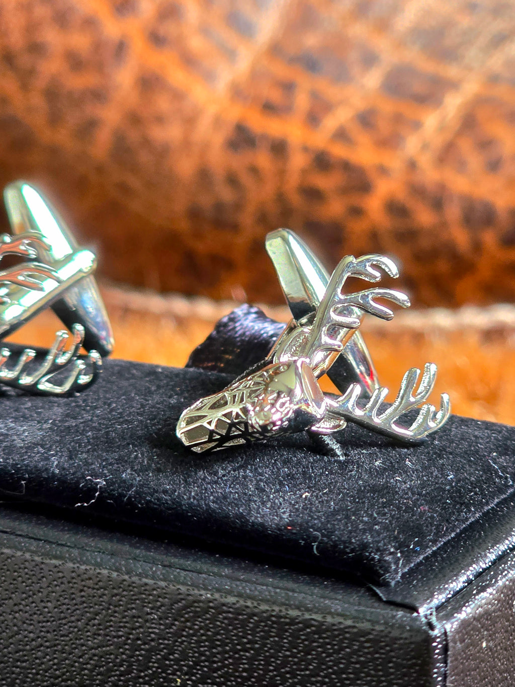 Geometric Stag Cufflinks