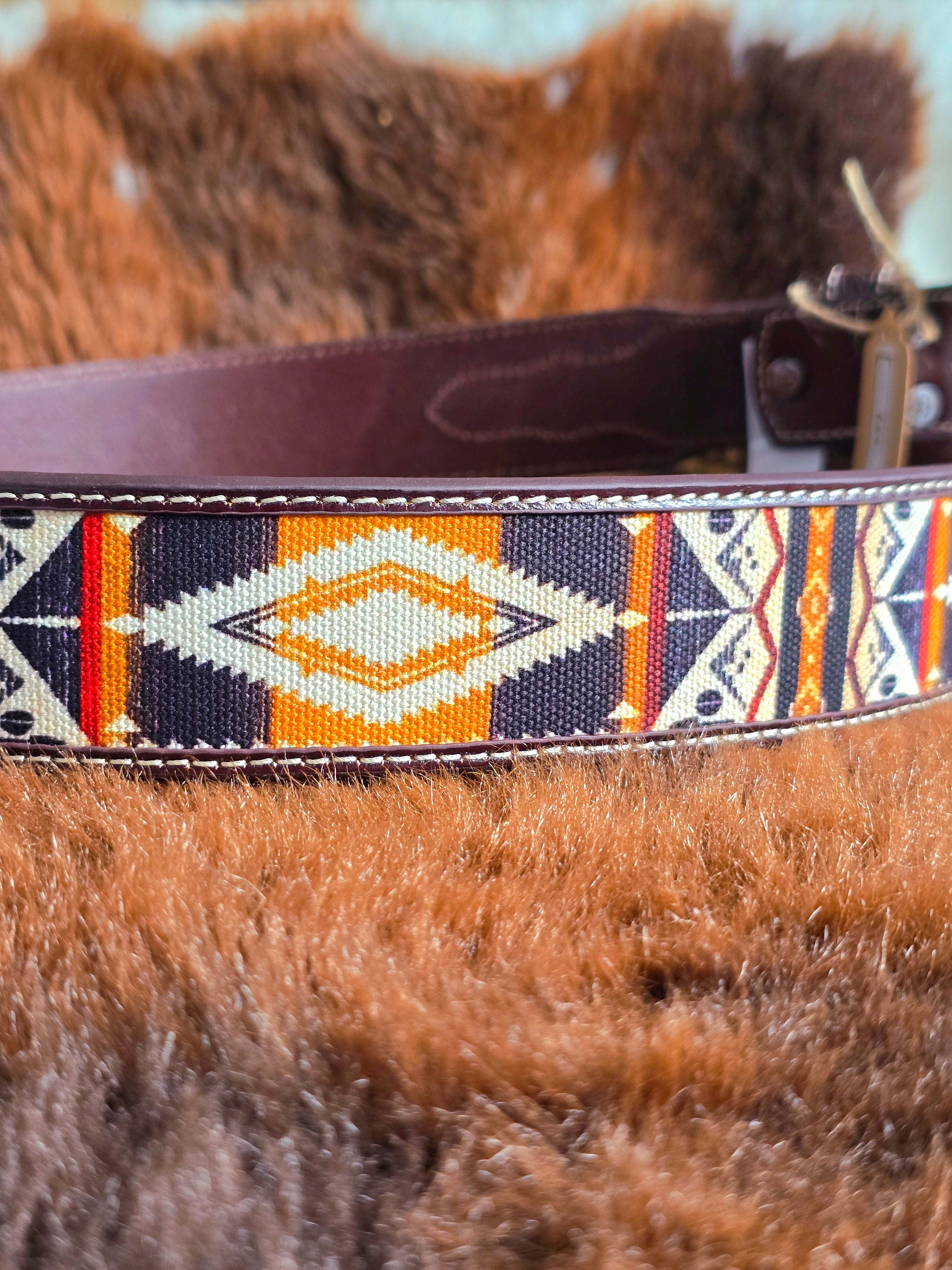 Ariat Floral Inlay Belt