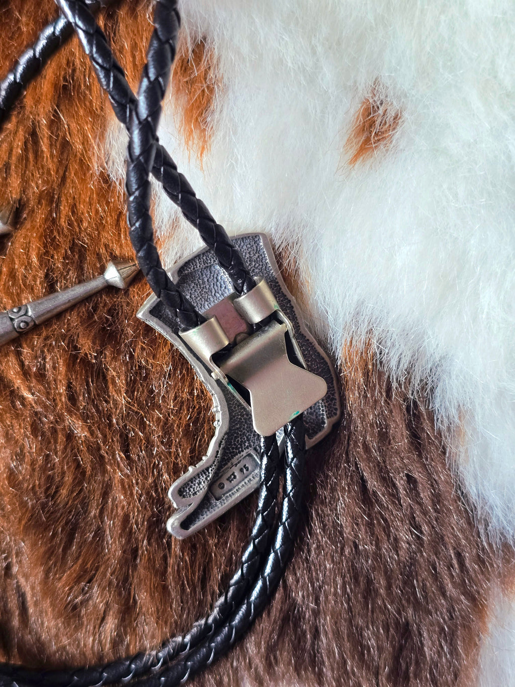 Pewter Boots Bolo Tie