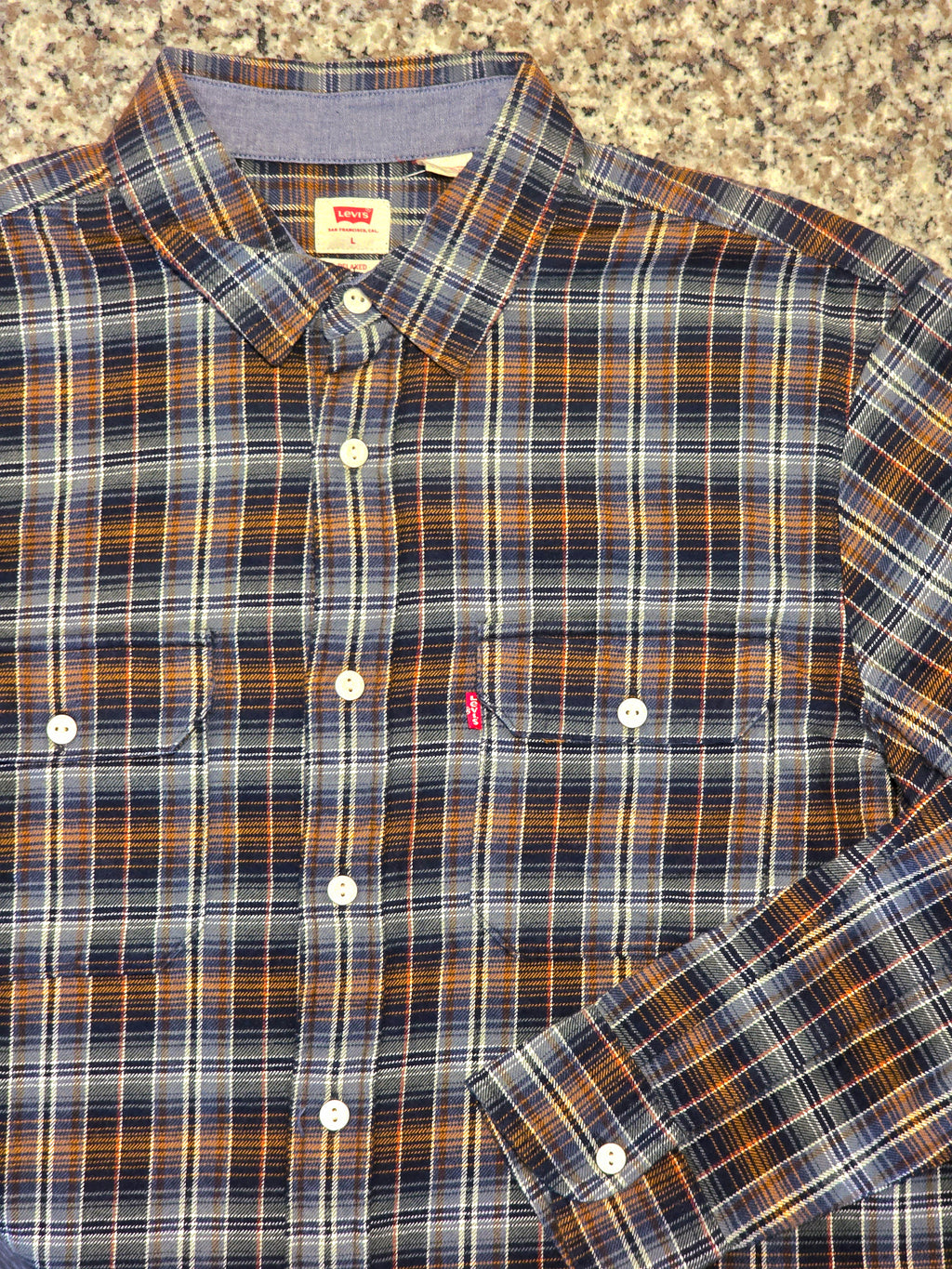 Levi's Men's Classic Worker Flannel Shirt.