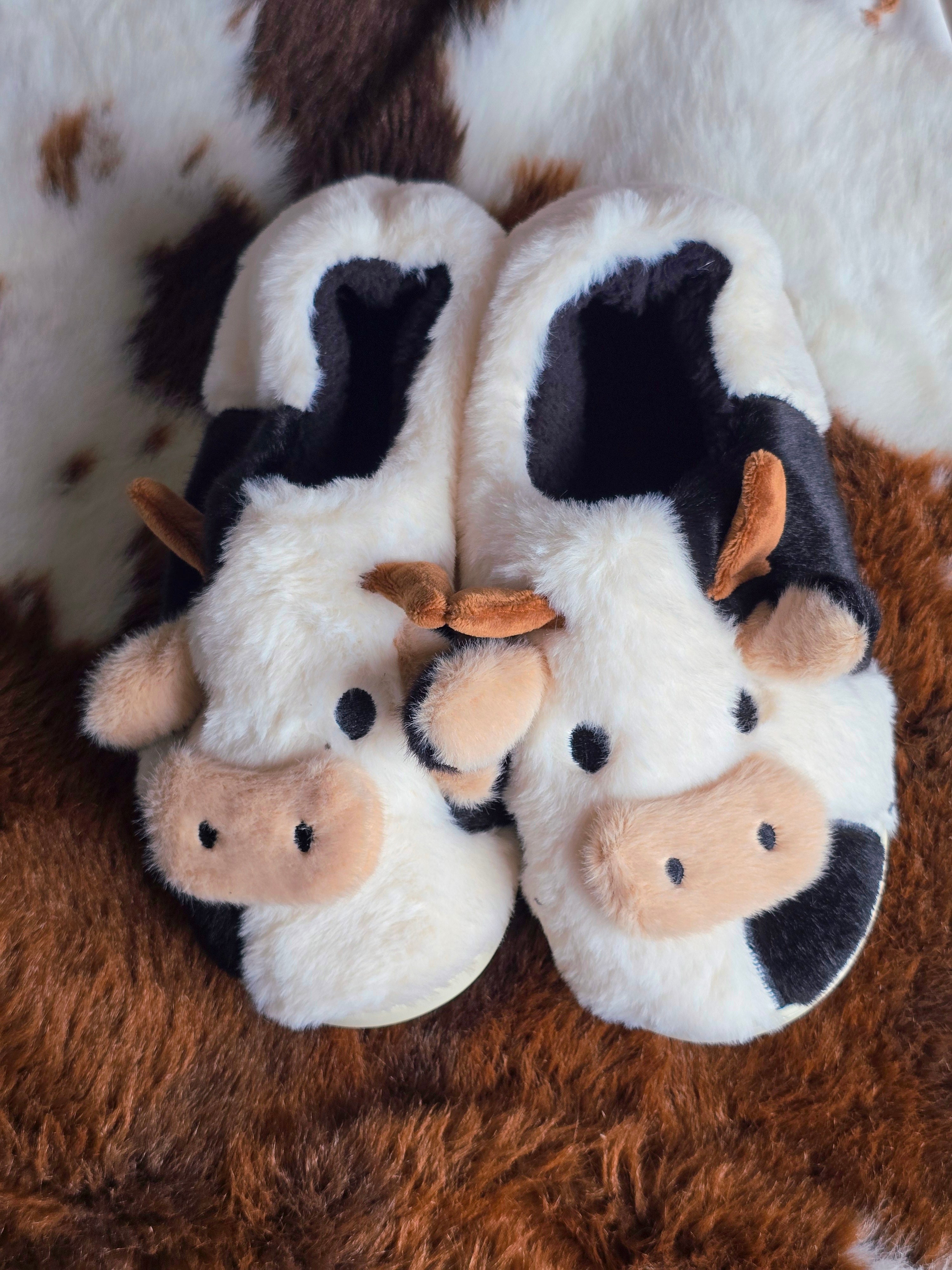 Cow Slippers