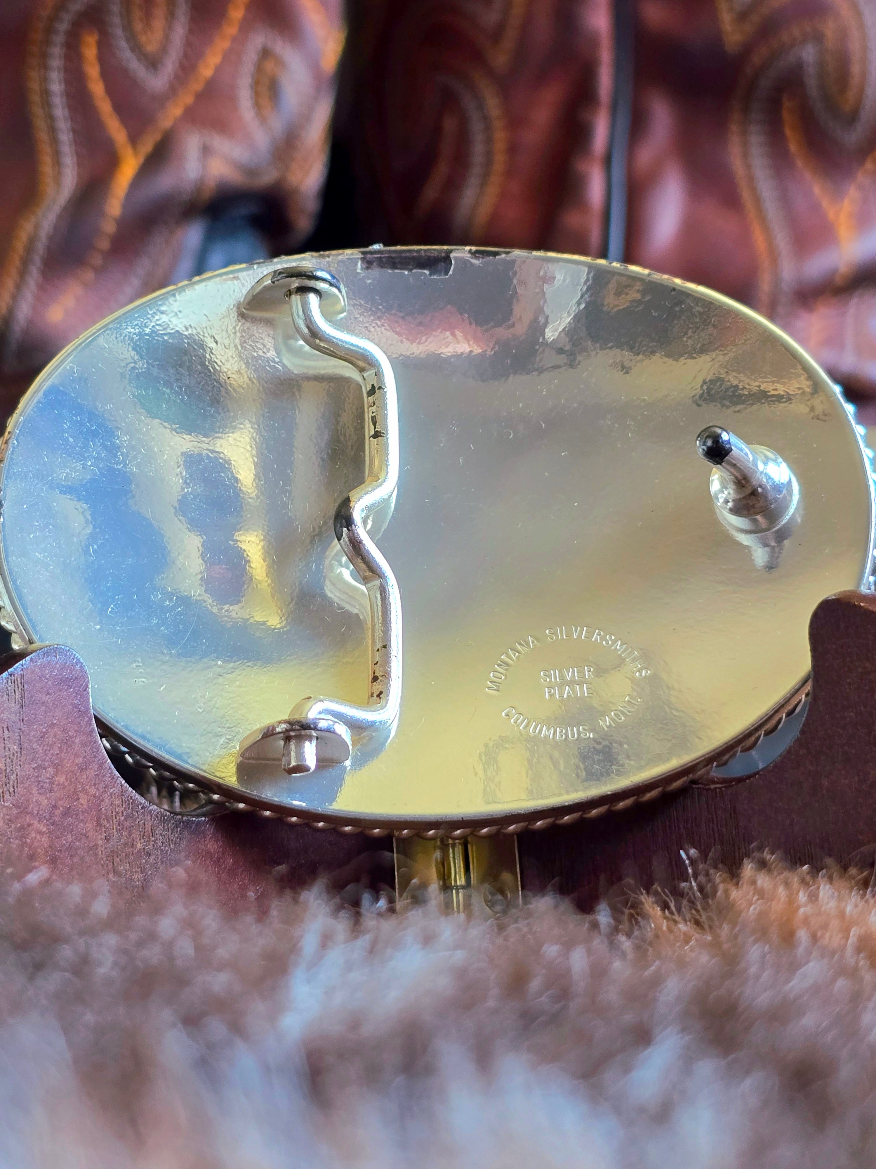 Montana Silversmiths Aztec Silver & Gold Buckle