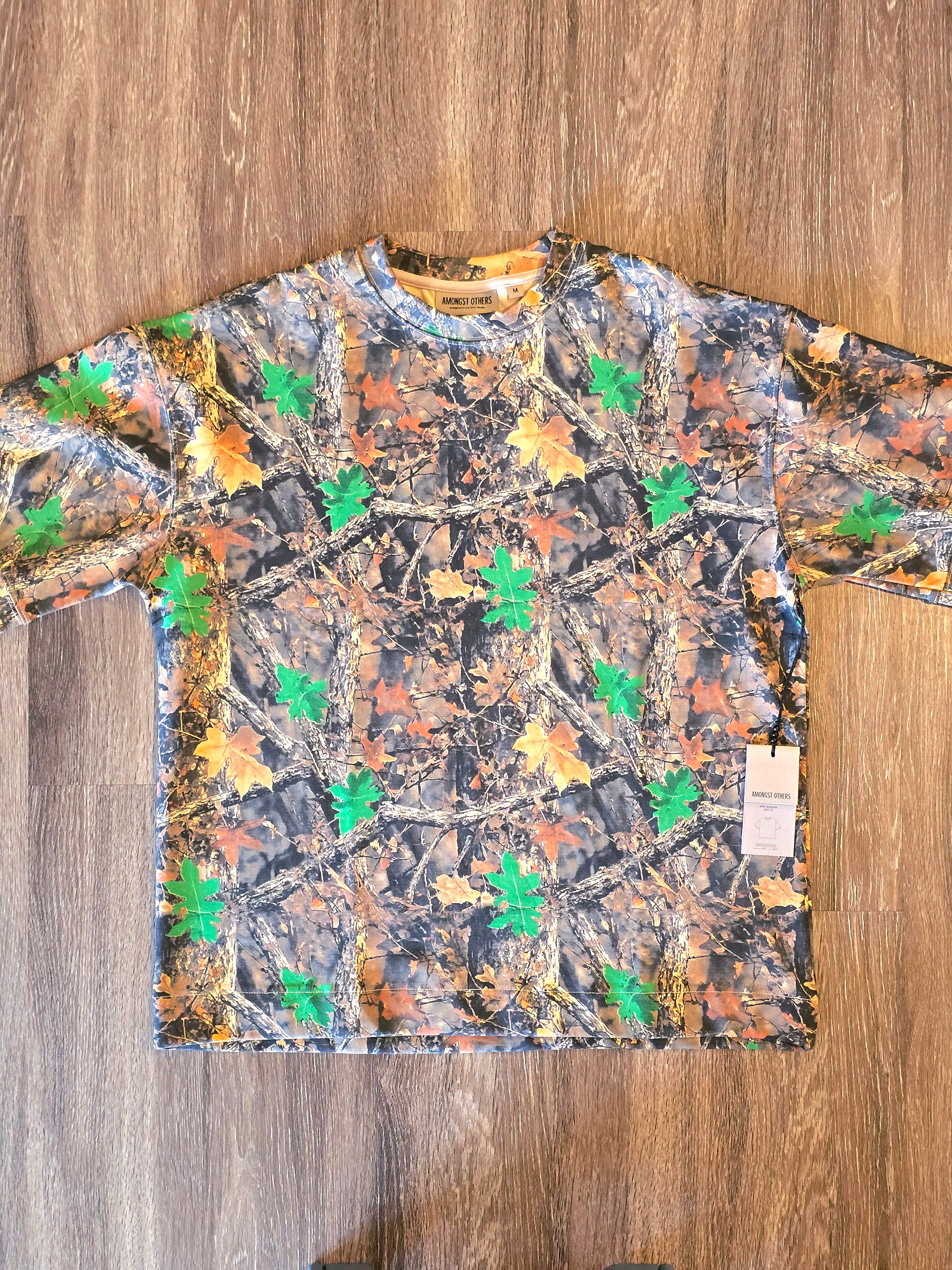 Amongst Others "Leaf Camo" Boxy Fit T-Shirt