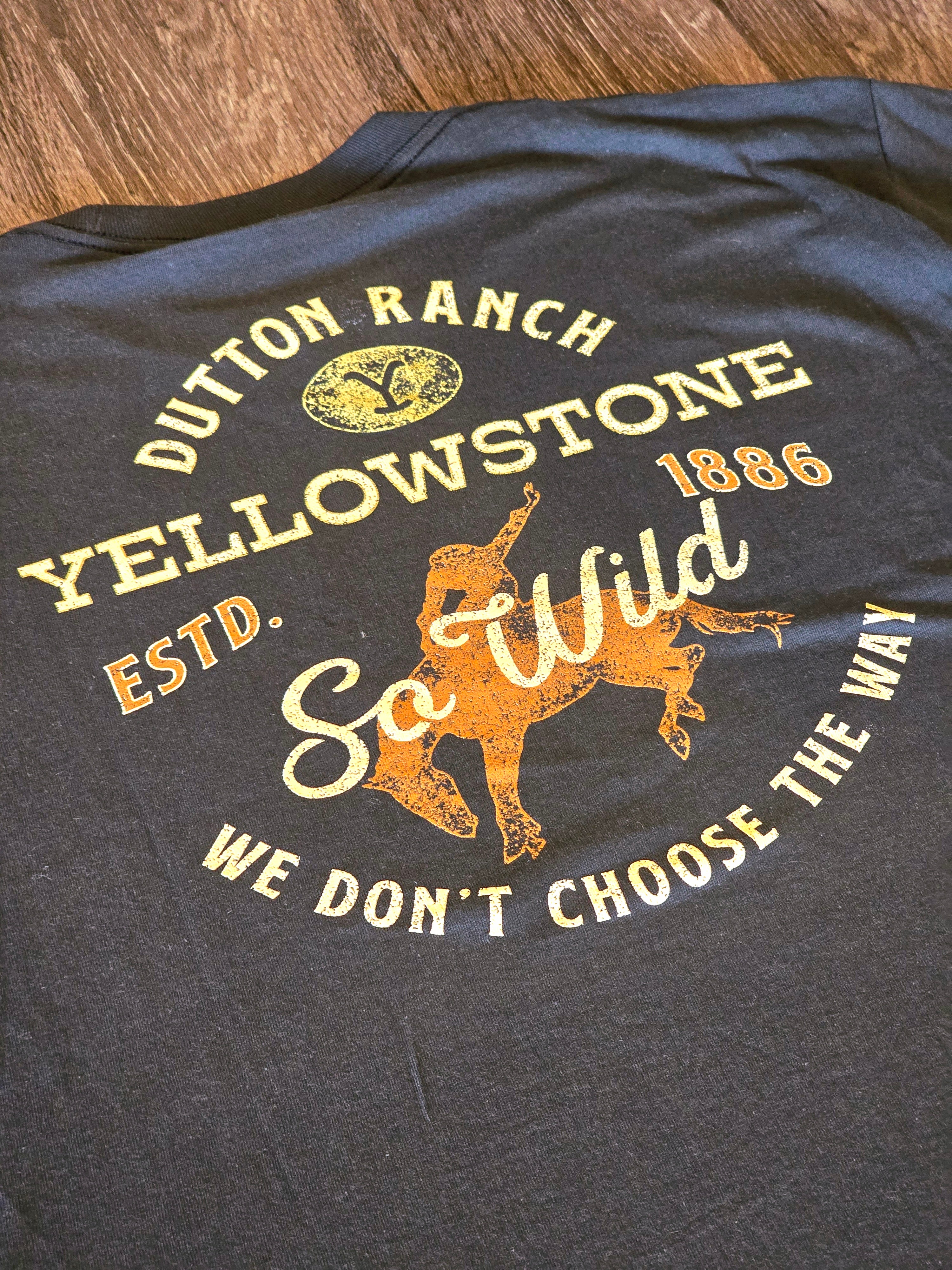 Yellowstone Dutton Ranch So Wild ESTD. 1886 T-Shirt