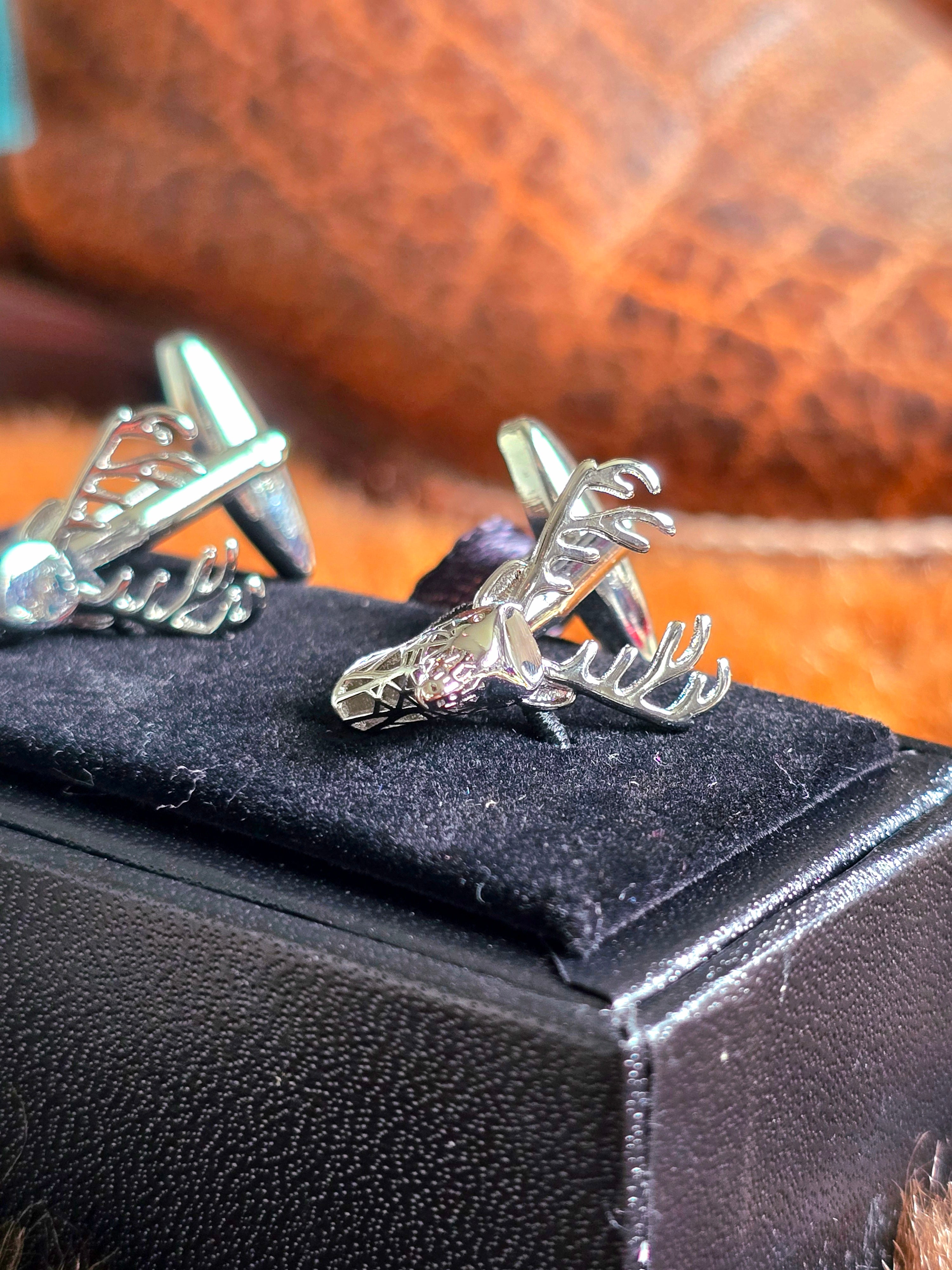 Geometric Stag Cufflinks